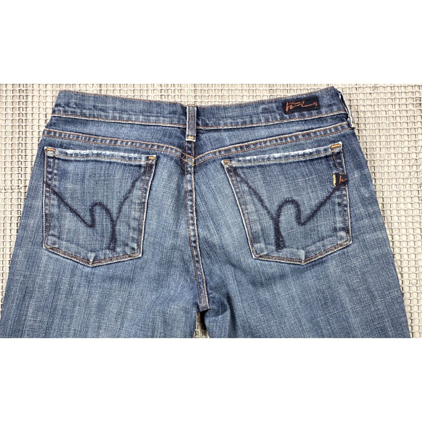 Citizens Of Humanity Citizen Of Humanity Kelly 001 Jeans Women Sz 30 Low Waist Bootcut Blue USA 32x33 Size 30" / US 8 / IT 44 - 5 Thumbnail