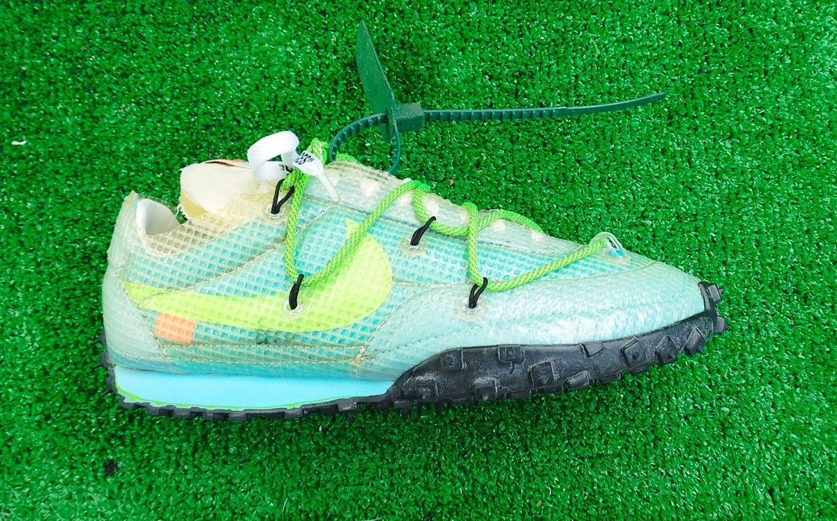 Nike × Off-White Shoes Nike Waffle Racer Off-White Size US 7 / IT 37 - 5 Thumbnail