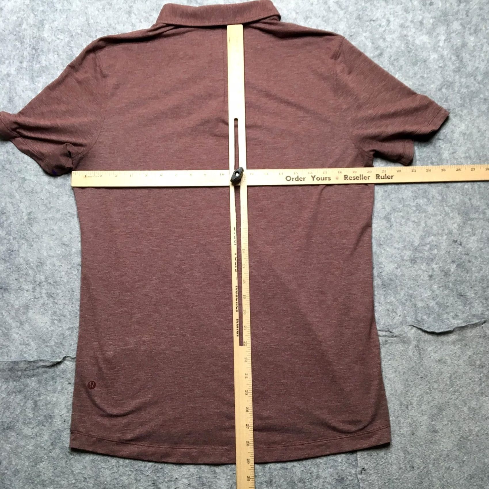Lululemon Lululemon Evolution Polo Shirt Mens L Brown Heathered Lightweight Casual Polo Shirt Mens L Brown Heathered Evolution Size US L / EU 52-54 / 3 - 6 Thumbnail