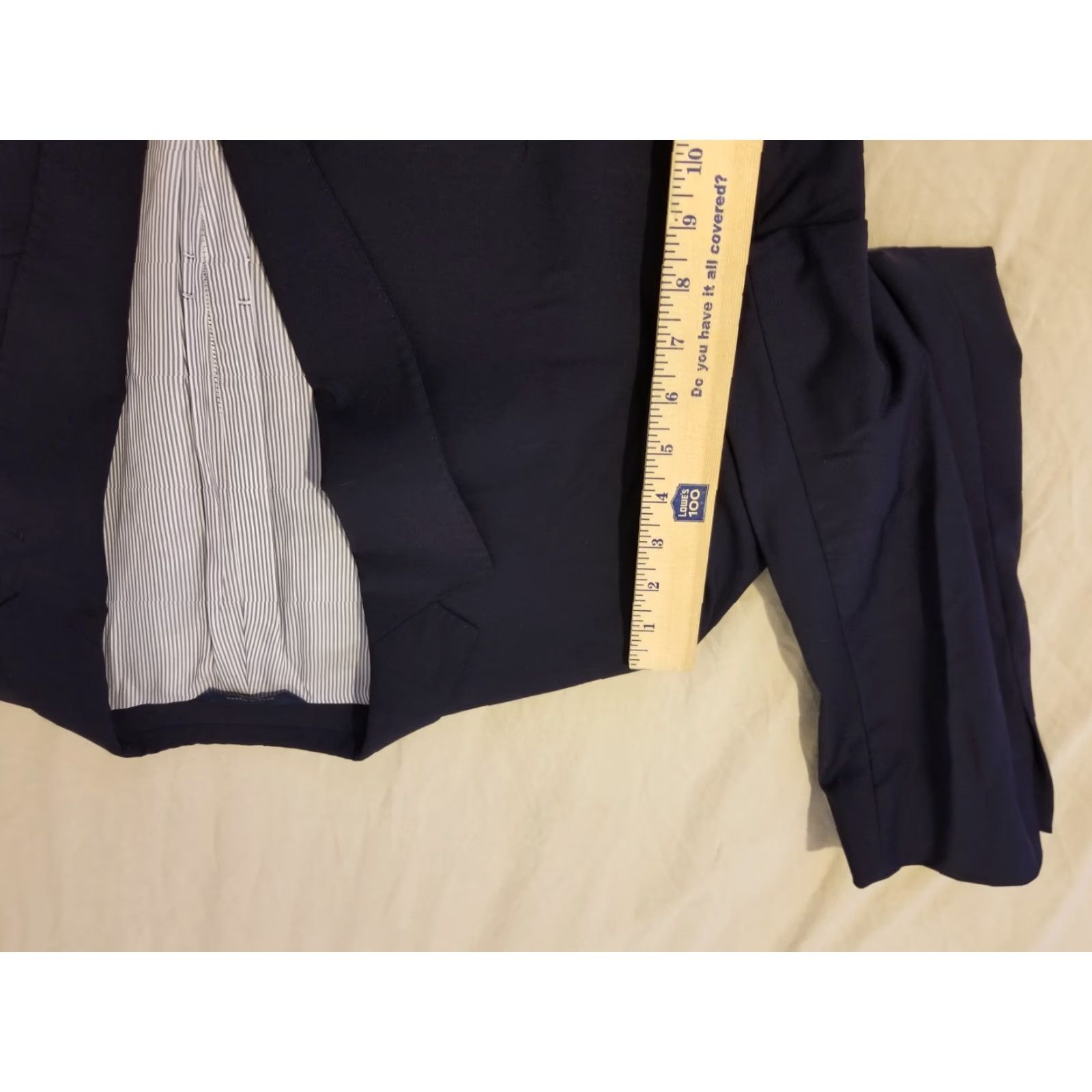 Brooks Brothers Brooks Brothers Blazer Jacket 42R Navy Blue Wool Single-Breasted Notch Lapel Mens Regular 2 Piece Vintage No Size 42R - 6 Thumbnail