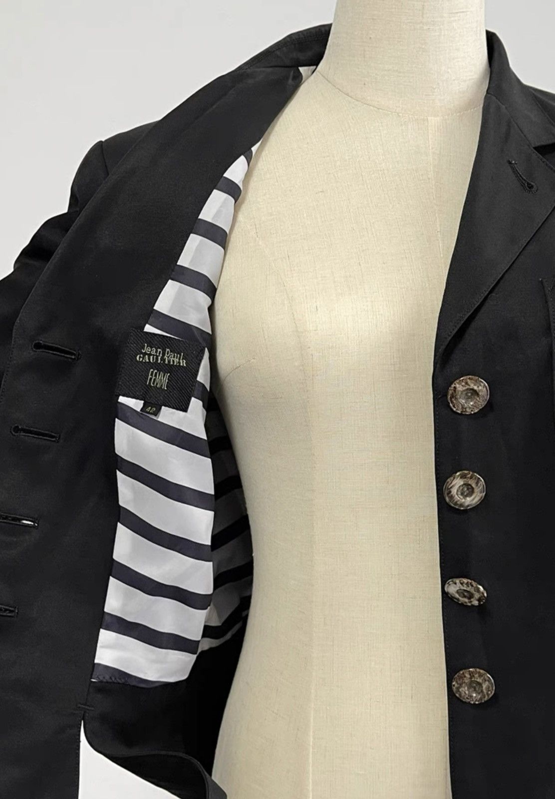 Jean Paul Gaultier Jean Paul GAULTIER｜Split hem suit jacket Size M / US 6-8 / IT 42-44 - 1 Thumbnail