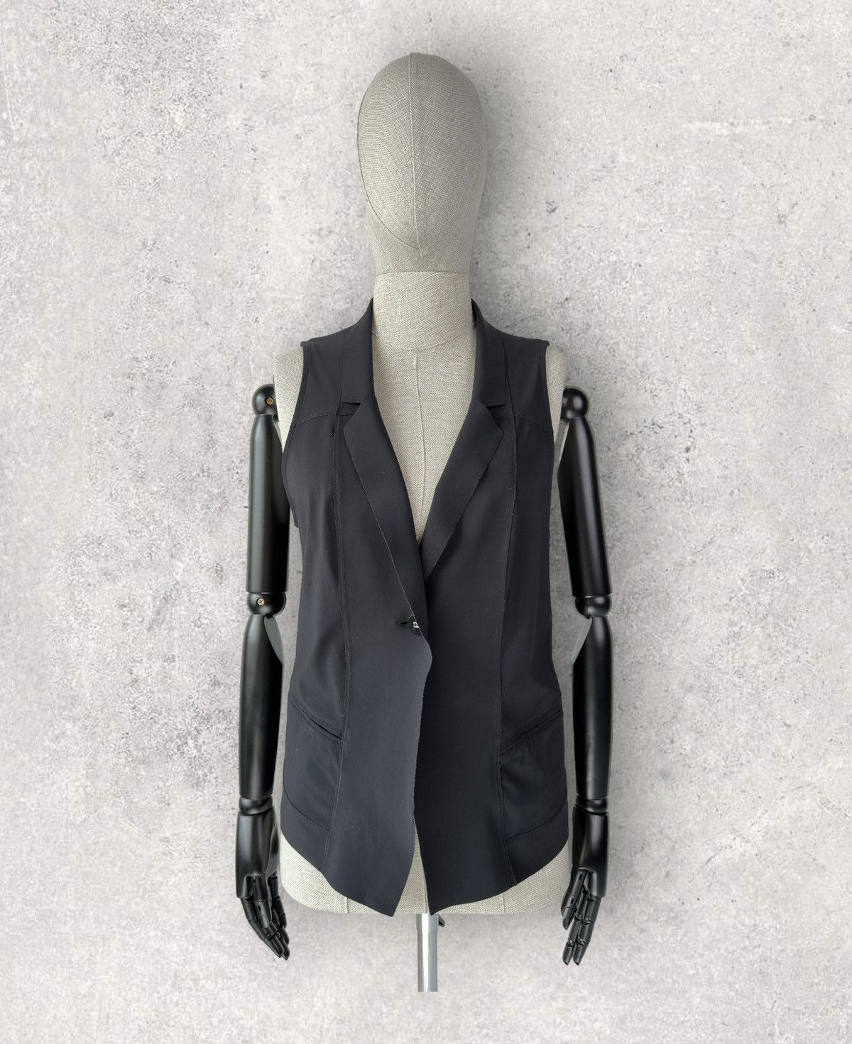 Marithe + Francois Girbaud MARITHE FRANCOIS GIRBAUD Avant Garde Sleeveless Tank Vest Size M / US 6-8 / IT 42-44 - 6 Thumbnail
