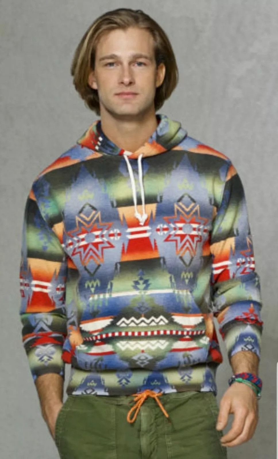 Polo Ralph Lauren Vintage Polo Aztec Hoodie Size US M / EU 48-50 / 2 - 8 Thumbnail