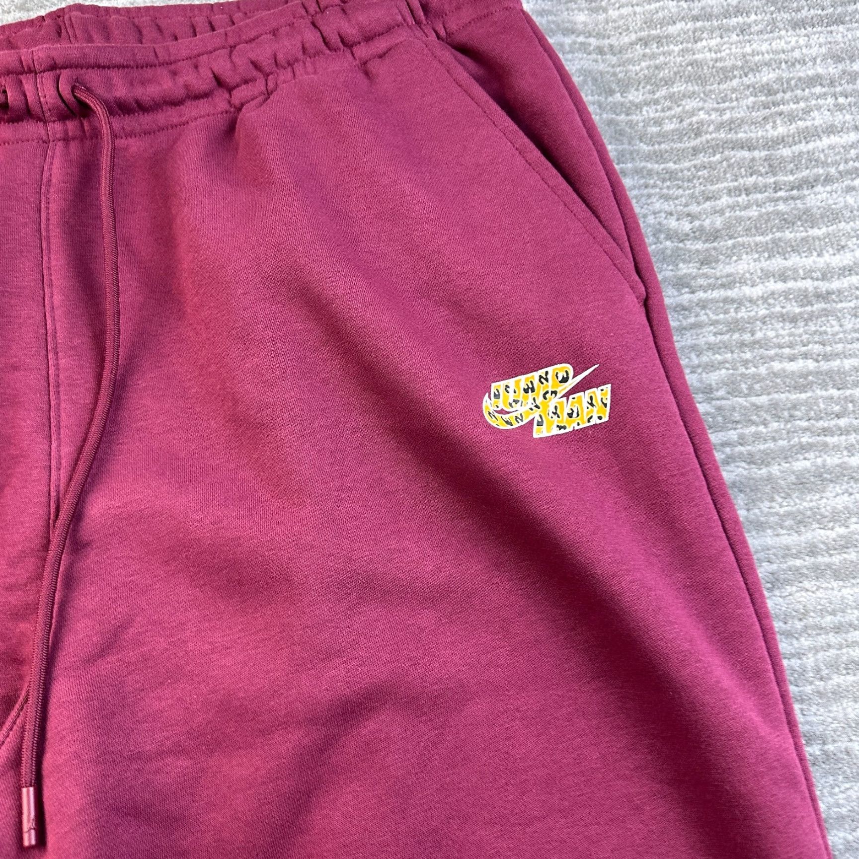 Jordan Brand Jordan Sweatpants Mens XL Red Jumpman Fleece Pants Size US 36 / EU 52 - 4 Thumbnail
