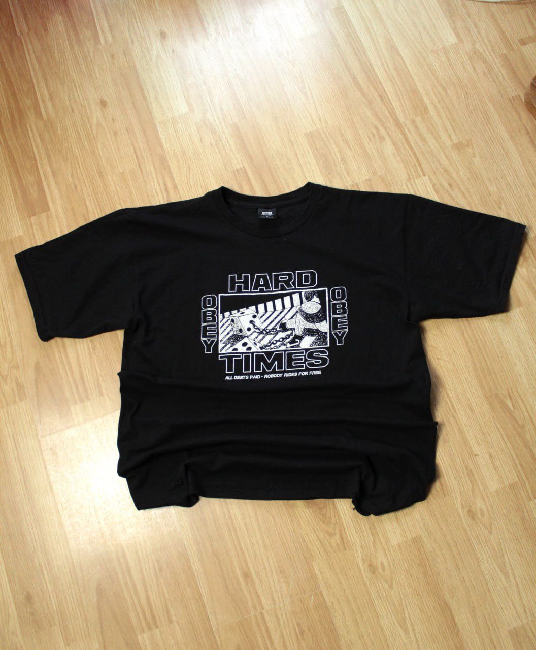 Obey 🔥 OBEY Problem Gambling RARE Avant Garde T Shirt Casino Y2K Size US L / EU 52-54 / 3 - 2 Thumbnail