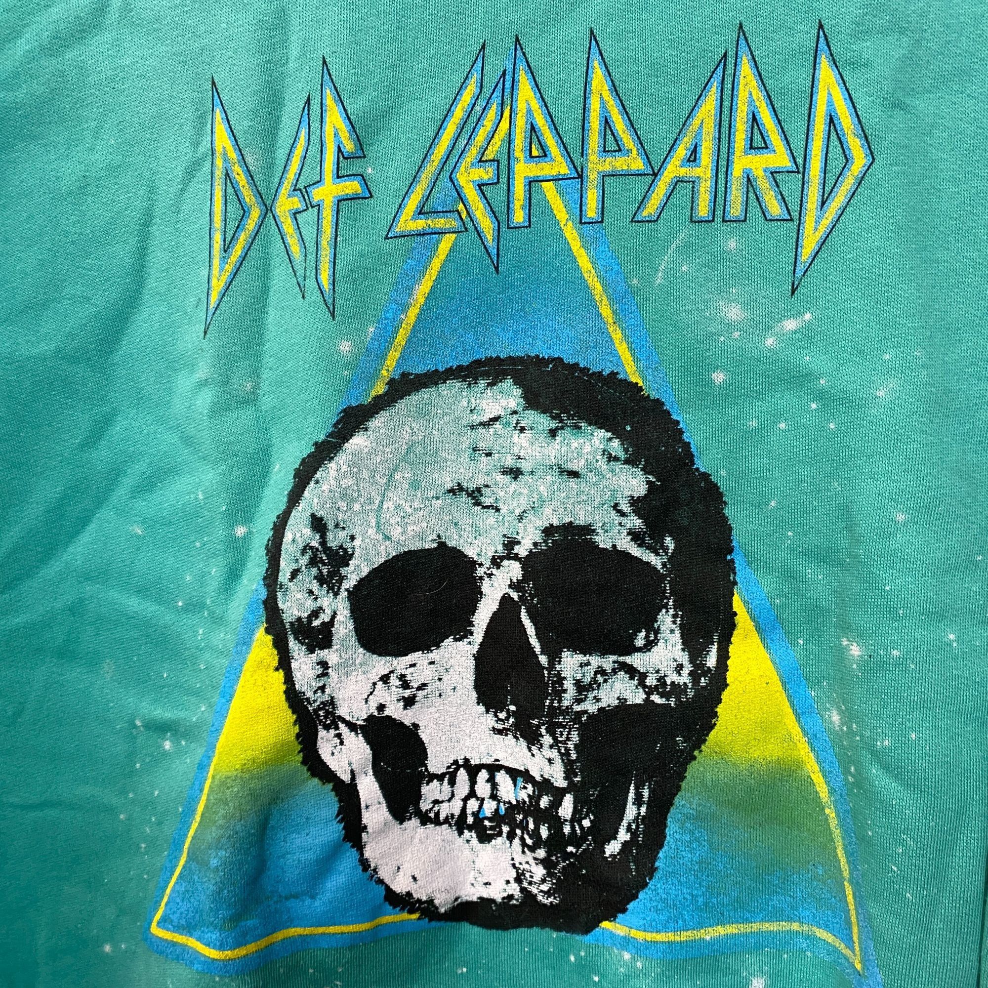 Def Leppard Def Leppard Retro Active Skull Crew Neck Teal Sweatshirt Sma Size US S / EU 44-46 / 1 - 2 Thumbnail