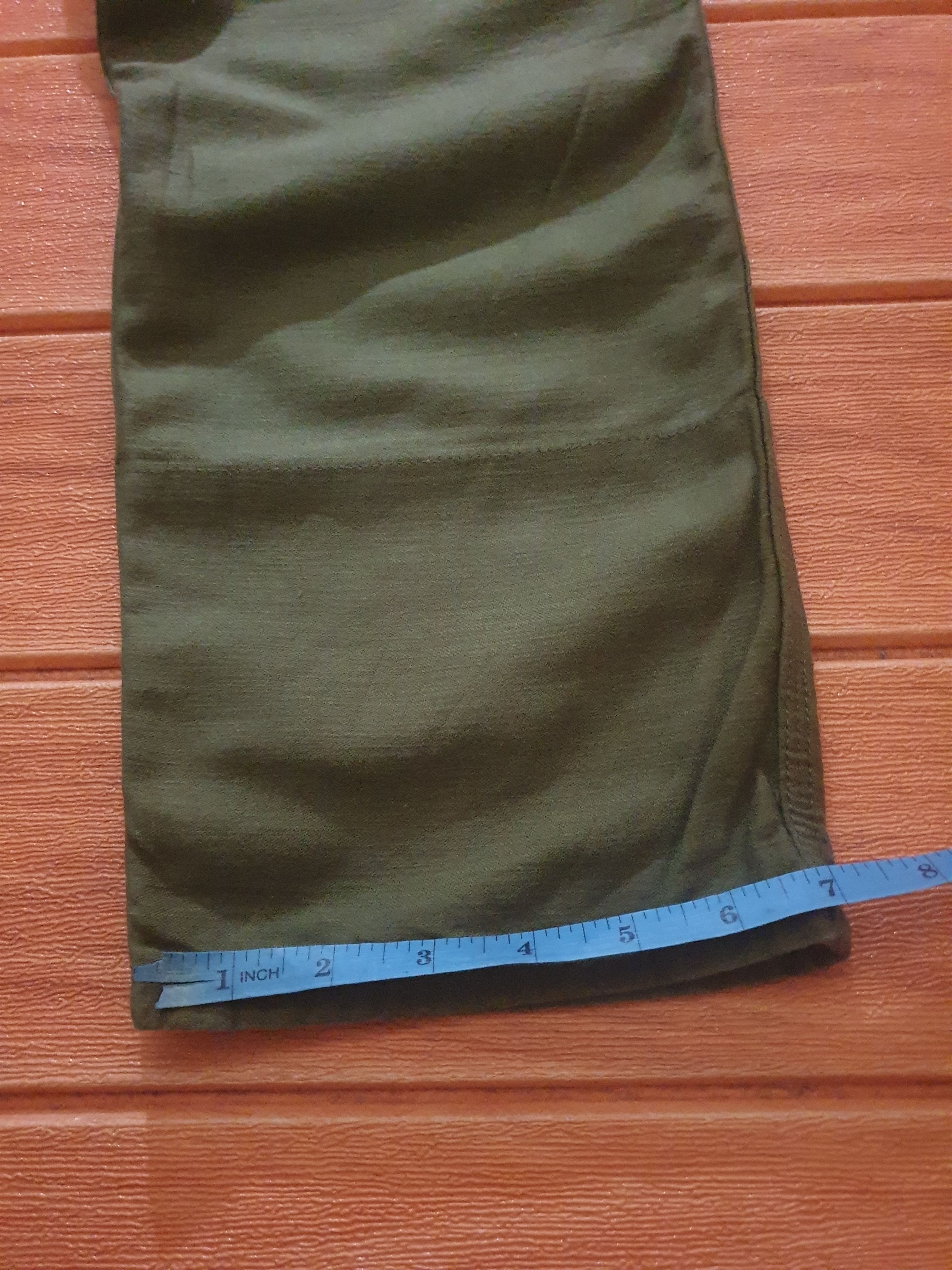 Japanese Brand 💥Journal standard green military Baker pant Size US 30 / EU 46 - 5 Thumbnail