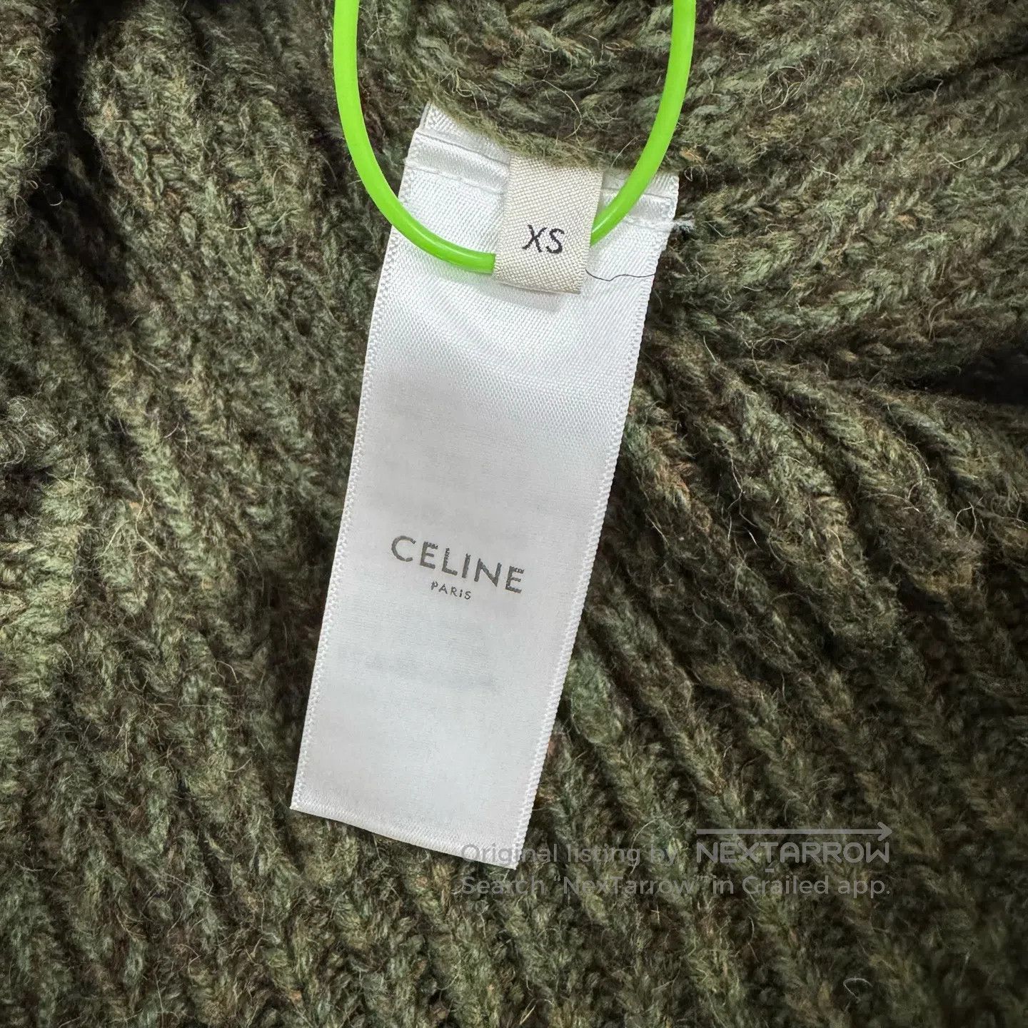 Celine CELINE Leather-padded camel fur sweater| Size XS / US 0-2 / IT 36-38 - 7 Thumbnail