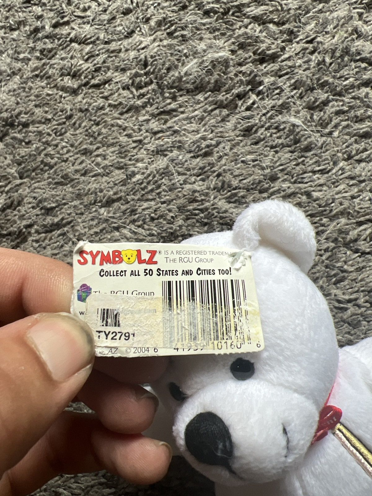 Vintage 2004 Symbolz Washington D.C. Beanie Bear Size ONE SIZE - 6 Thumbnail