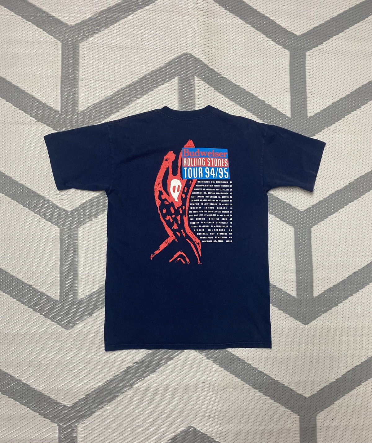 Band Tees × Brockum × Vintage Vintage 1994 Rolling Stones Voodoo Lounge Brockum Tee M Size US M / EU 48-50 / 2 - 2 Thumbnail