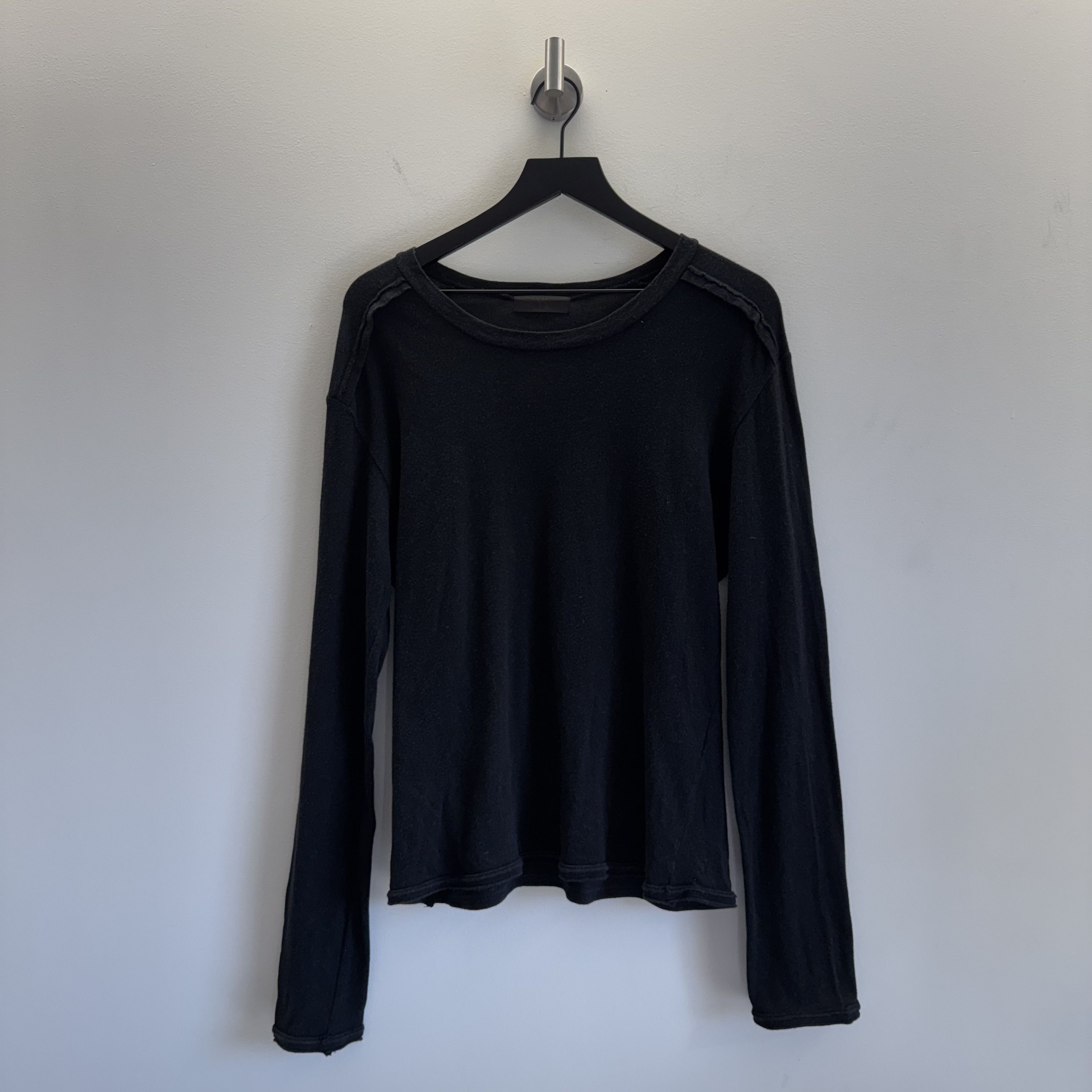 Yohji Yamamoto Y's Yohji Yamamoto Long Sleeve T-Shirt Size US L / EU 52-54 / 3 - 1 Thumbnail