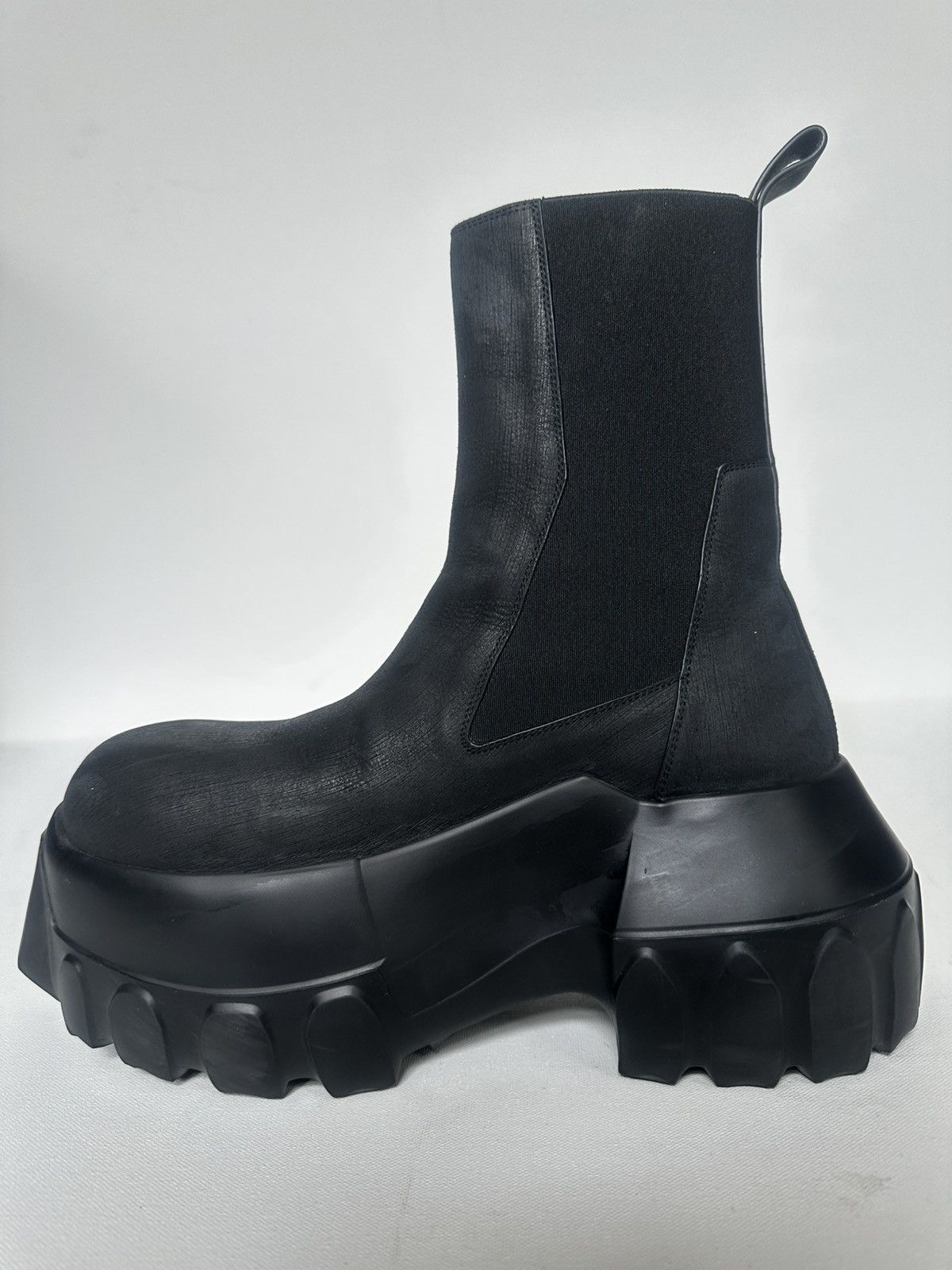 Rick Owens Rick Owens Black Hollywood Beatle Mega Tractor Chelsea 