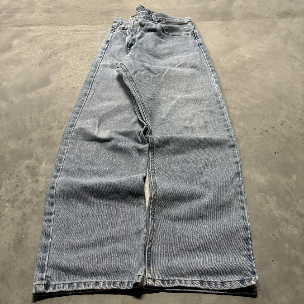 Japanese Brand × Vintage Crazy Vintage Y2K/2000s Light Wash Essential Denim Jeans! Size US 36 / EU 52 - 3 Thumbnail
