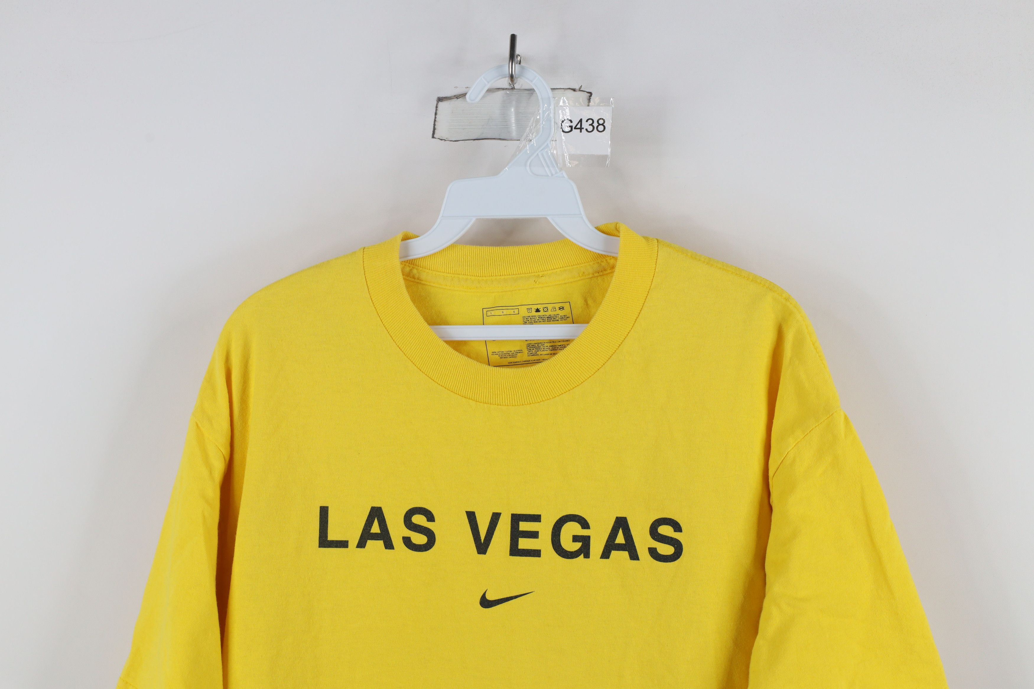 Nike × Vintage Vintage Nike Scott Center Swoosh Las Vegas T-Shirt Yellow Size US L / EU 52-54 / 3 - 2 Thumbnail