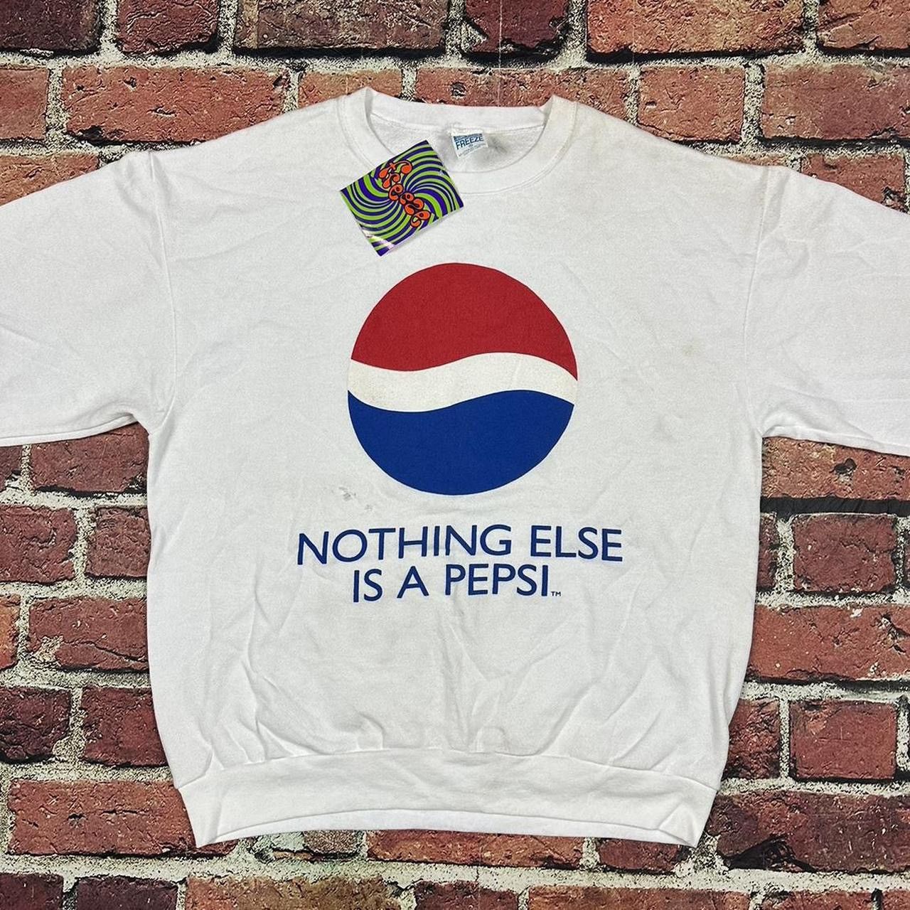 Pepsi Vintage Pepsi Sweatshirt Nothing Else Is A PEPSI Logo 90s Size US XL / EU 56 / 4 - 2 Thumbnail