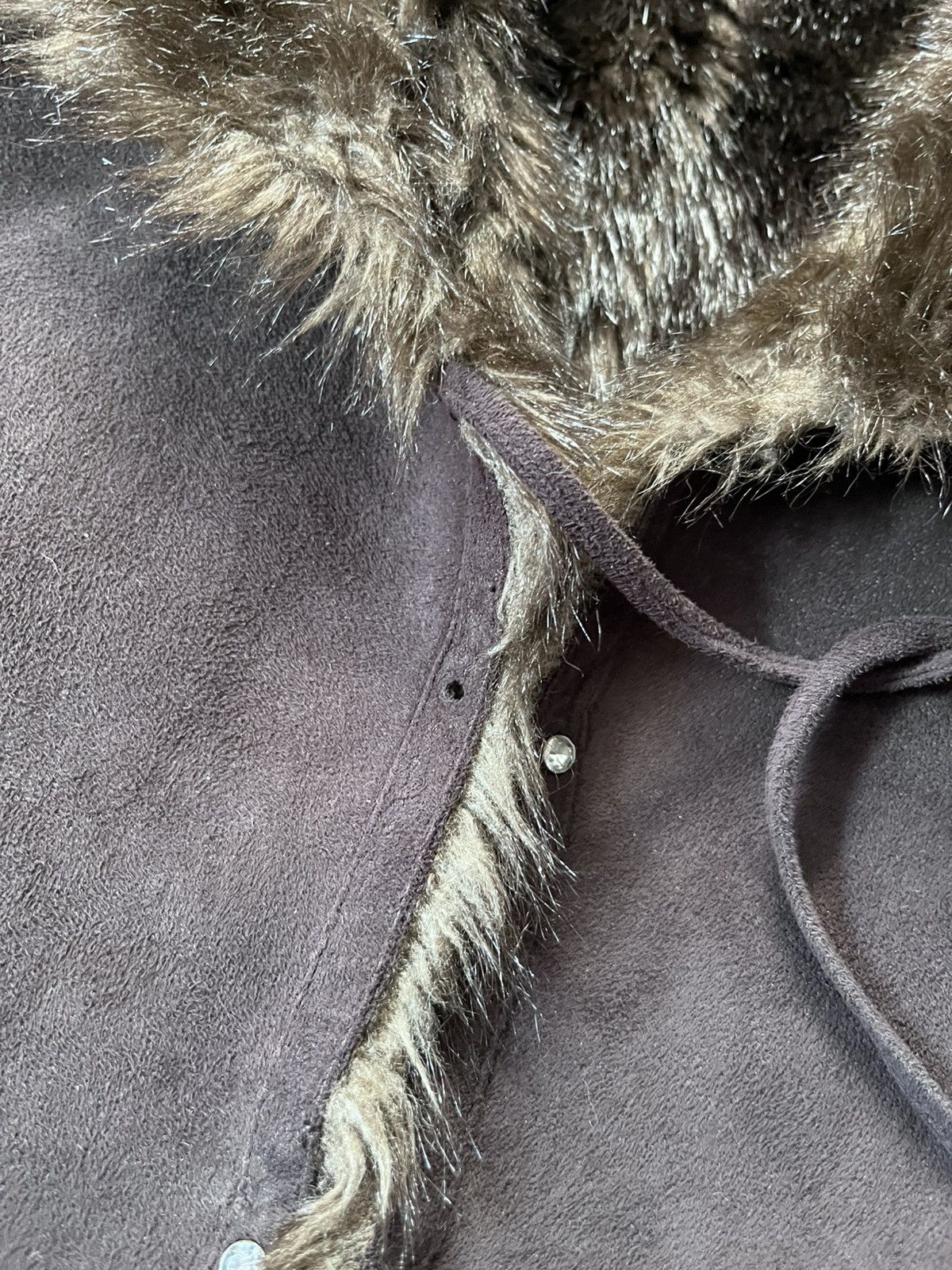 Balmain Balmain faux fur brown jacket women 00s Size L / US 10 / IT 46 - 7 Thumbnail