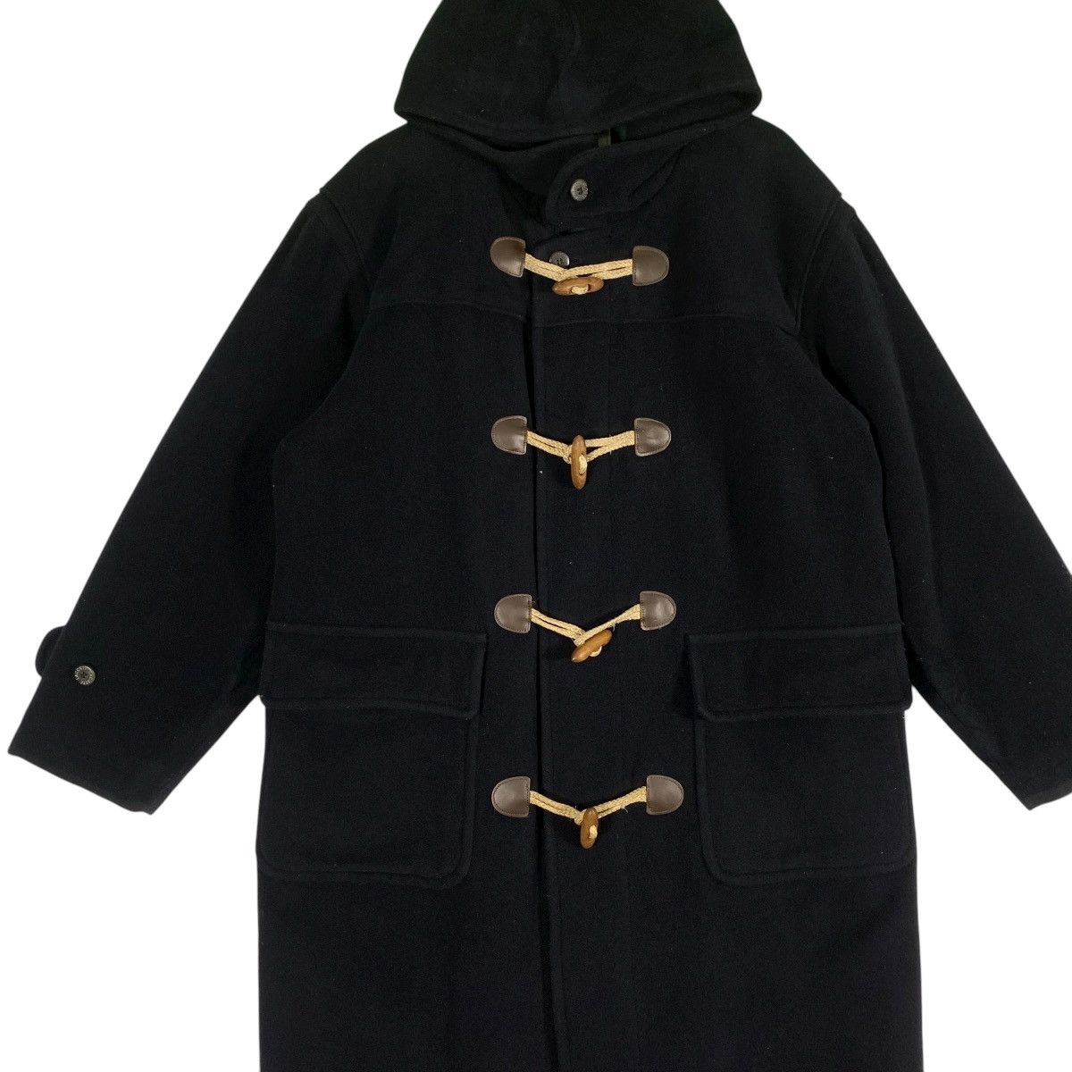 Lacoste Lacoste Wool Duffle Coat Size 3 (Fit L) Black Colour Size US L / EU 52-54 / 3 - 5 Thumbnail