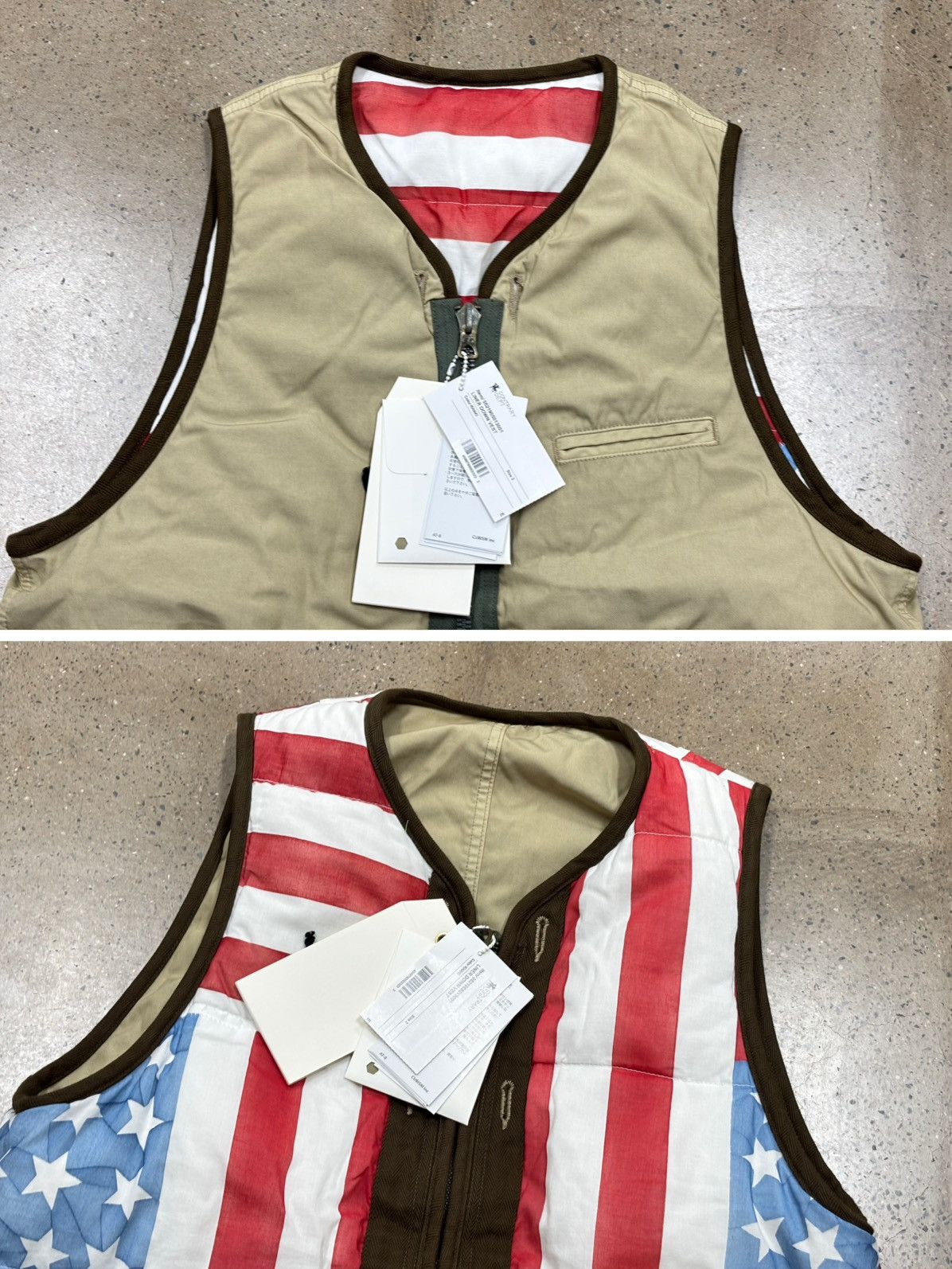 Visvim Visvim 21aw Contrary Dept Liner Down Vest Khaki Size US L / EU 52-54 / 3 - 6 Thumbnail