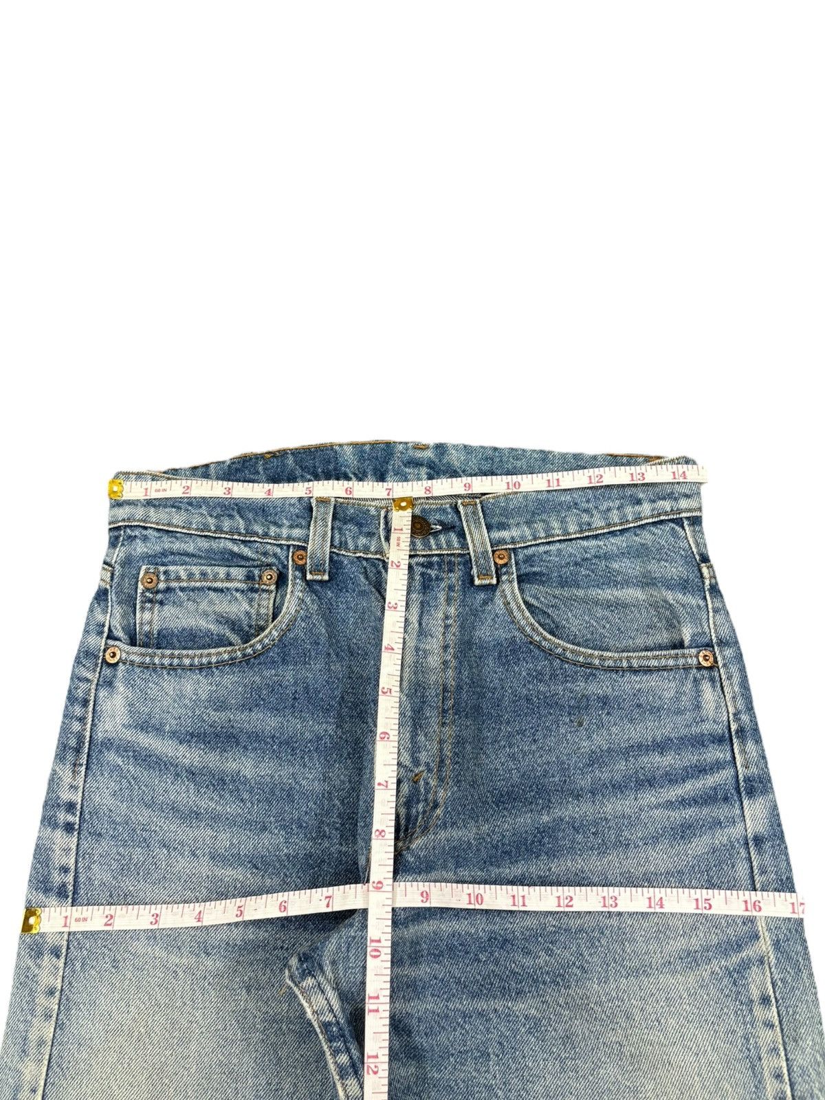 Levi's Vintage 80s Levis 505 Faded Blue Wash Distress Jeans Size US 29 - 8 Thumbnail