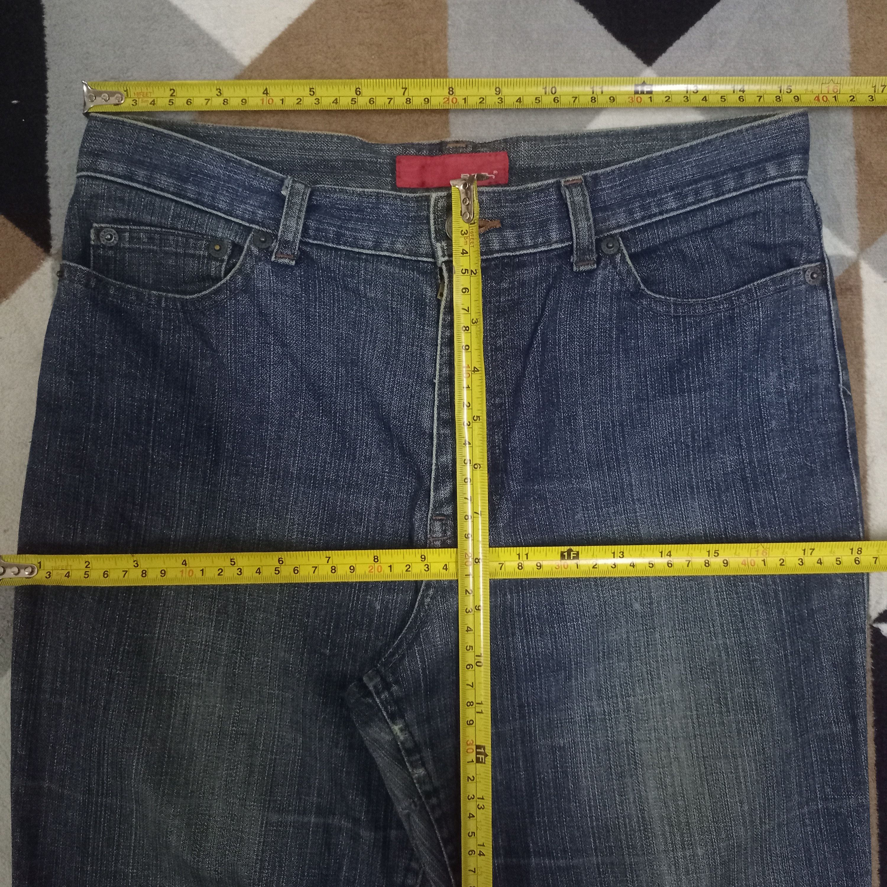 Japanese Brand Vintage Japanese Brand Distressed Flare Jeans 31x28 Size US 31 - 9 Thumbnail