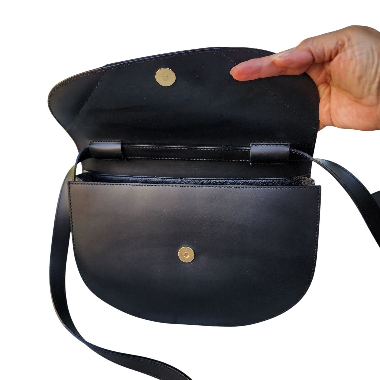 Other Valentina Fiore Italian Leather Saddle Crossbody Bag Size ONE SIZE - 5 Thumbnail