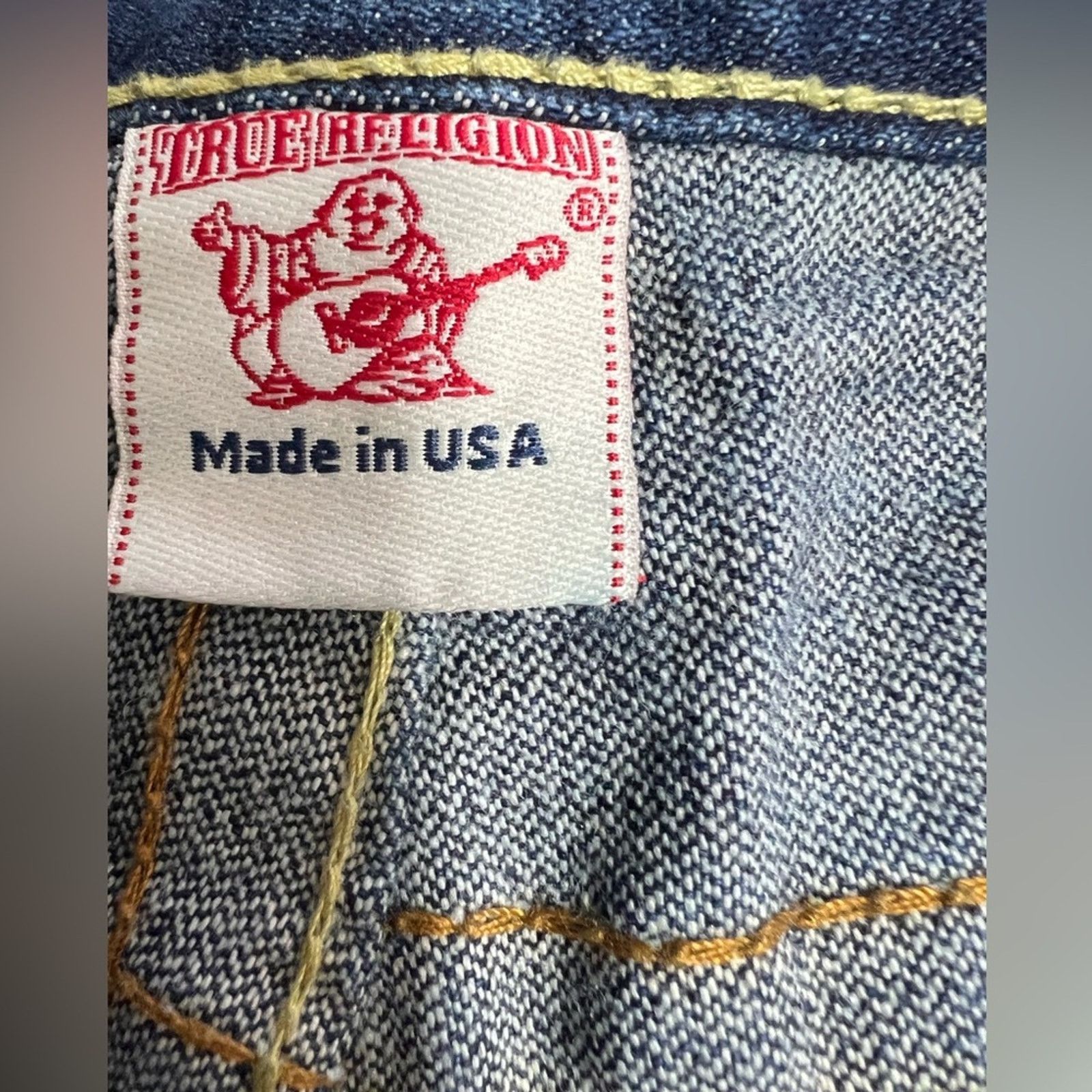 True Religion VTG True Religion Bobby Big T Baggy Denim Jeans Mens 32x34 Size US 32 / EU 48 - 7 Thumbnail