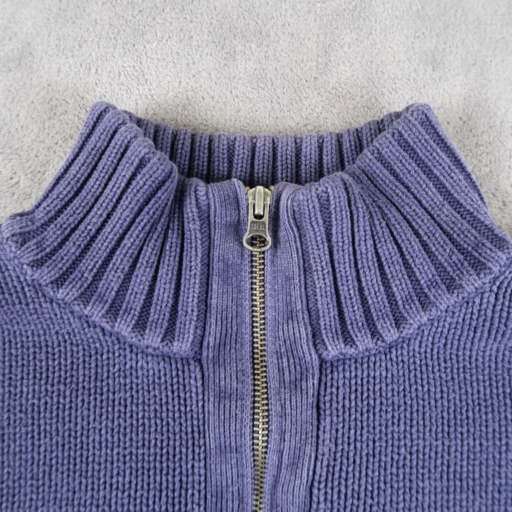 Ralph Lauren Vintage Polo Jeans Co. Ralph Lauren Y2K Men’s XL Knit Blue 1/4 Zip Sweater Shirt Size US XL / EU 56 / 4 - 3 Thumbnail