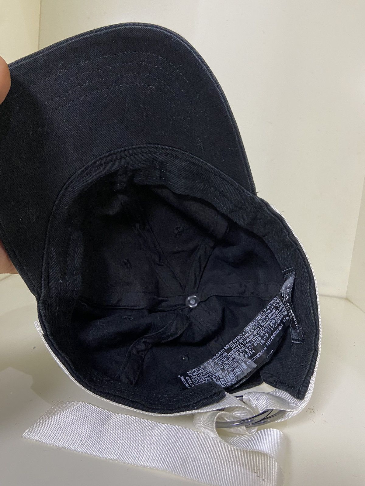 Designer × Zara Zara Japanese style repper hat with strap at the back Size ONE SIZE - 6 Thumbnail