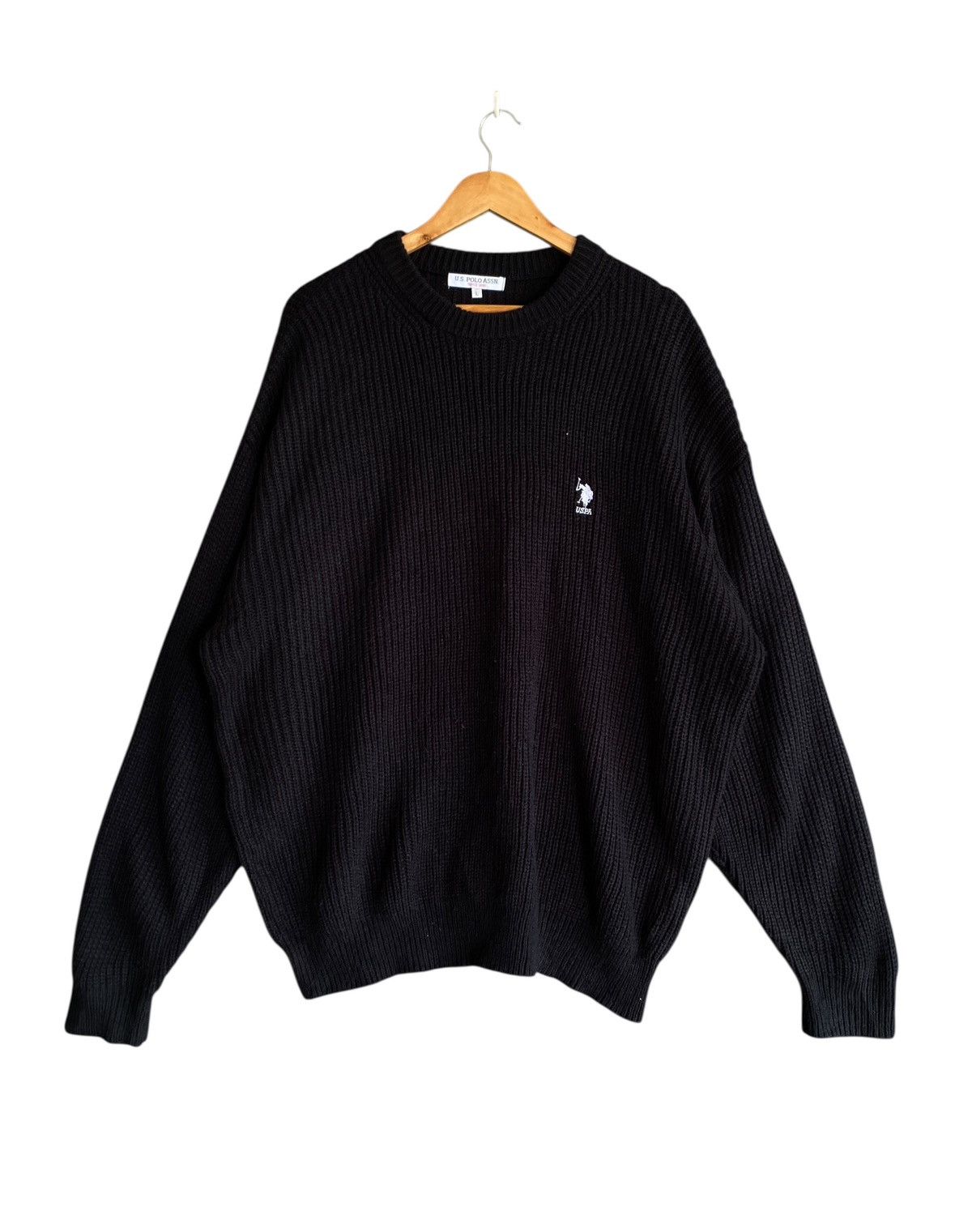 U.S. Polo Assn. Vintage Brand U.s Polo Assn Wool Knitwear 1990s Size US L / EU 52-54 / 3 - 1 Thumbnail