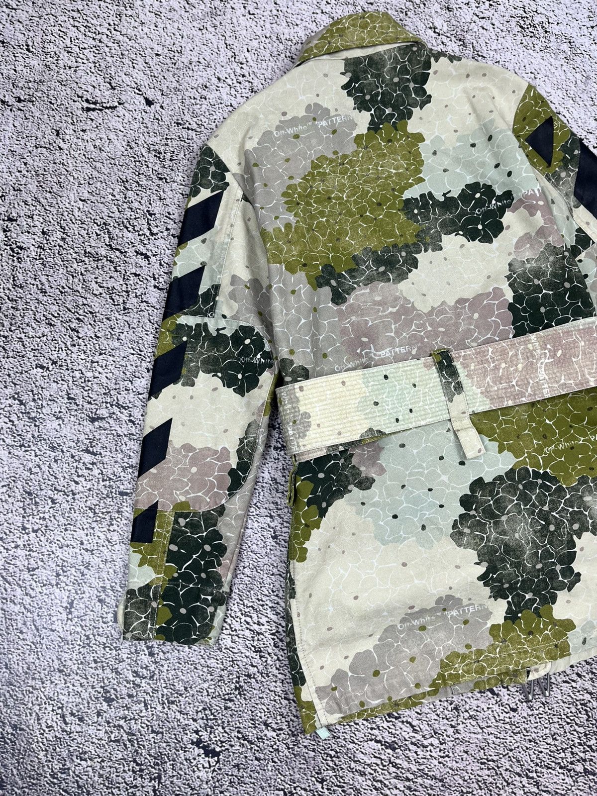 Off-White Off-White Floral Camo AOP Jacket M-65 Cargo Coat Abloh Era Size S / US 4 / IT 40 - 8 Thumbnail