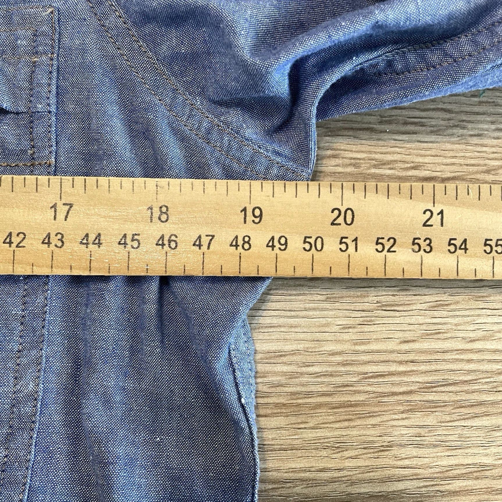 Jordache VINTAGE Jordache Denim Shirt Junior S Blue Snap Button Women Pockets Size S / US 4 / IT 40 - 6 Thumbnail