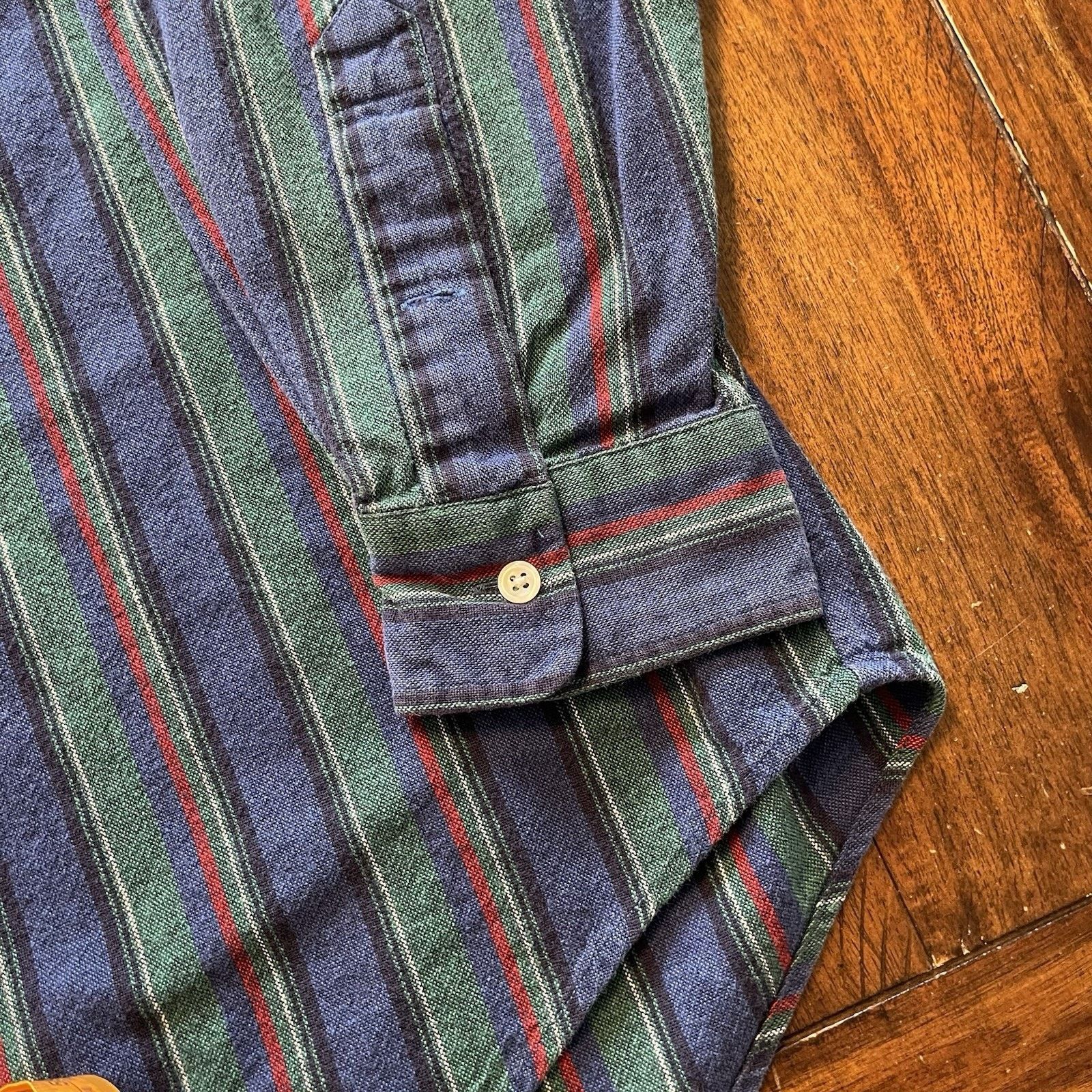 Ralph Lauren Vtg Ralph Lauren Shirt L Striped Long-Sleeve Button Up EUC Size US L / EU 52-54 / 3 - 4 Thumbnail