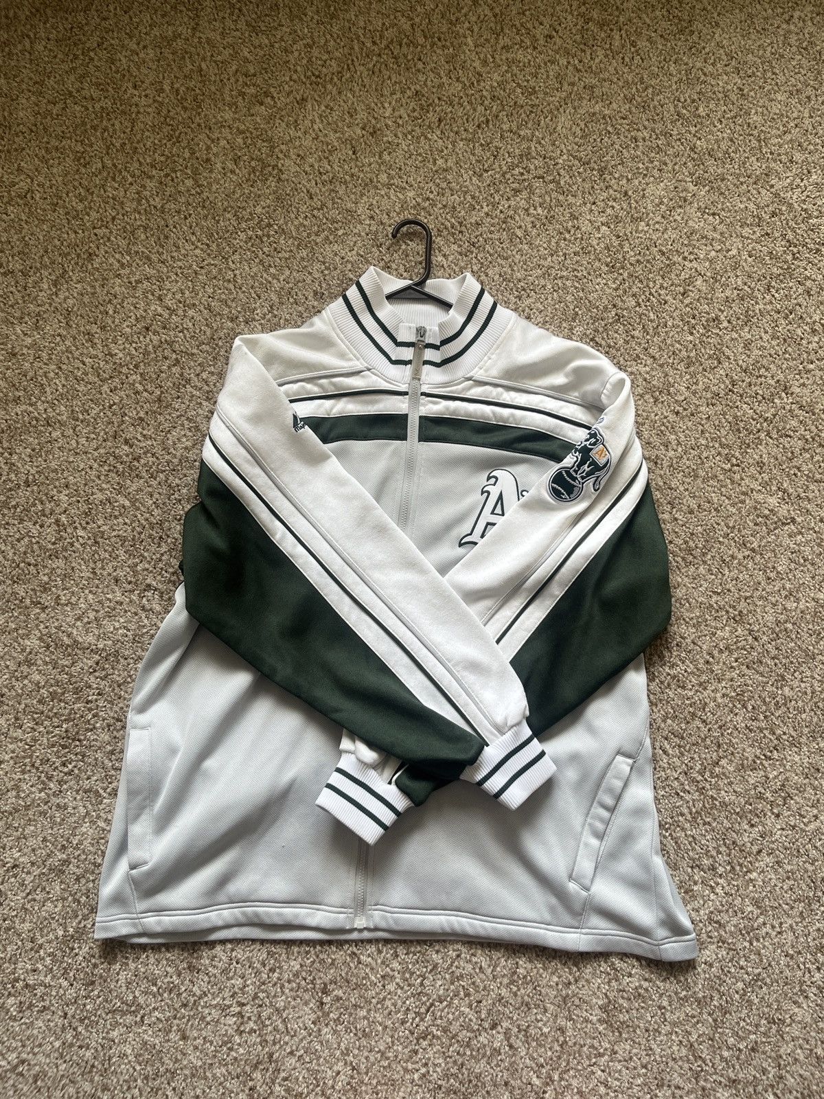 MLB × Majestic × Vintage Vintage Oakland Athletics Jacket Size US XXL / EU 58 / 5 - 2 Thumbnail