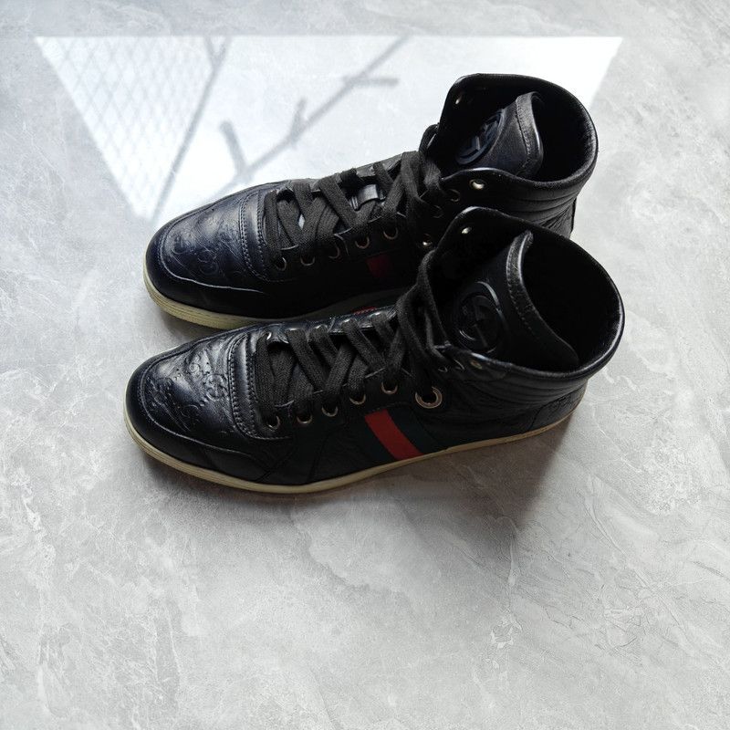 Gucci Gucci Colorblock High-Top Sneakers for Men Size US 9 / EU 42 - 1 Thumbnail