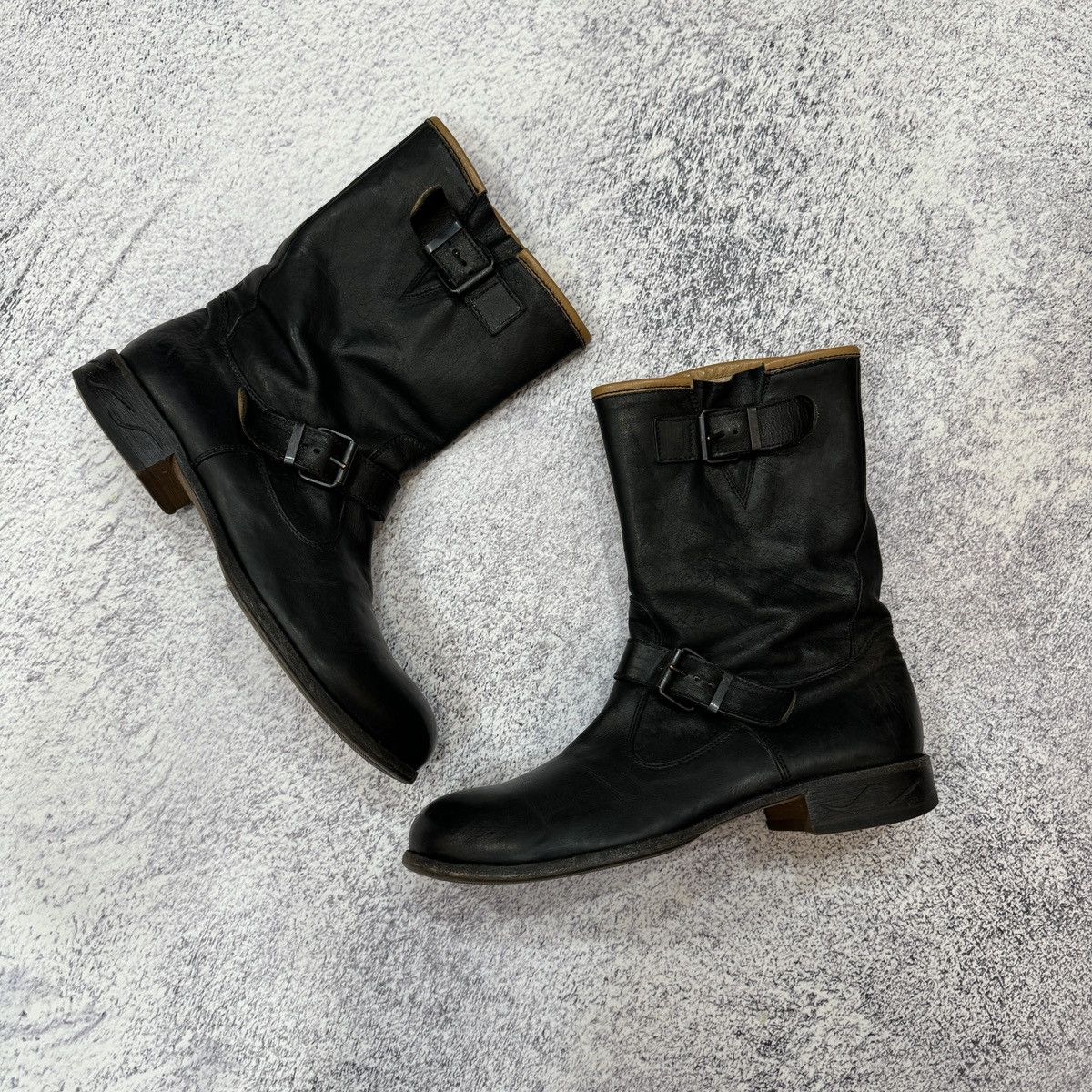 image of Avant Garde x Italian Designers Moma Black Leather Boots 41, Men's (Size 8)
