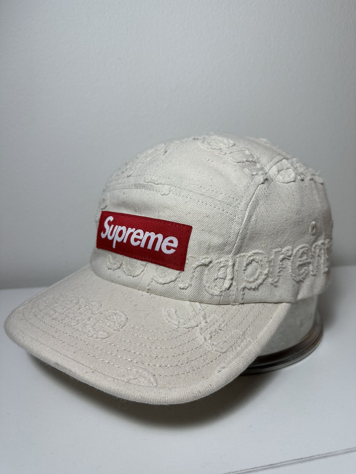 Supreme Supreme Lasered Denim Camp Cap Size ONE SIZE - 4 Thumbnail