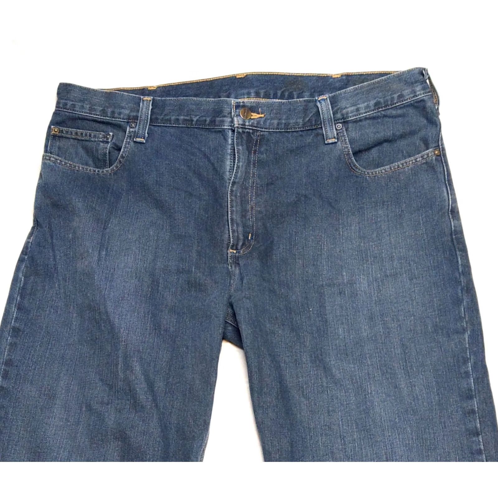 Carhartt VINTAGE Carhartt Jeans Men’s Jeans Relaxed Fit 40x30 Denim Blue 5-Pocket Logo USA 90s Mens Jeans Size US 40 / EU 56 - 4 Thumbnail