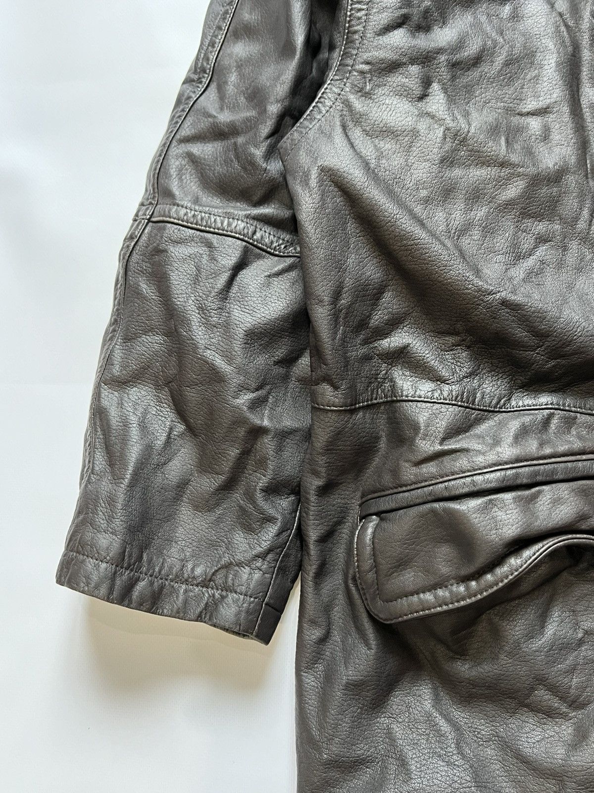 Burberry Vintage Burberrys Brown Jacket Leather Mens Size US M / EU 48-50 / 2 - 5 Thumbnail
