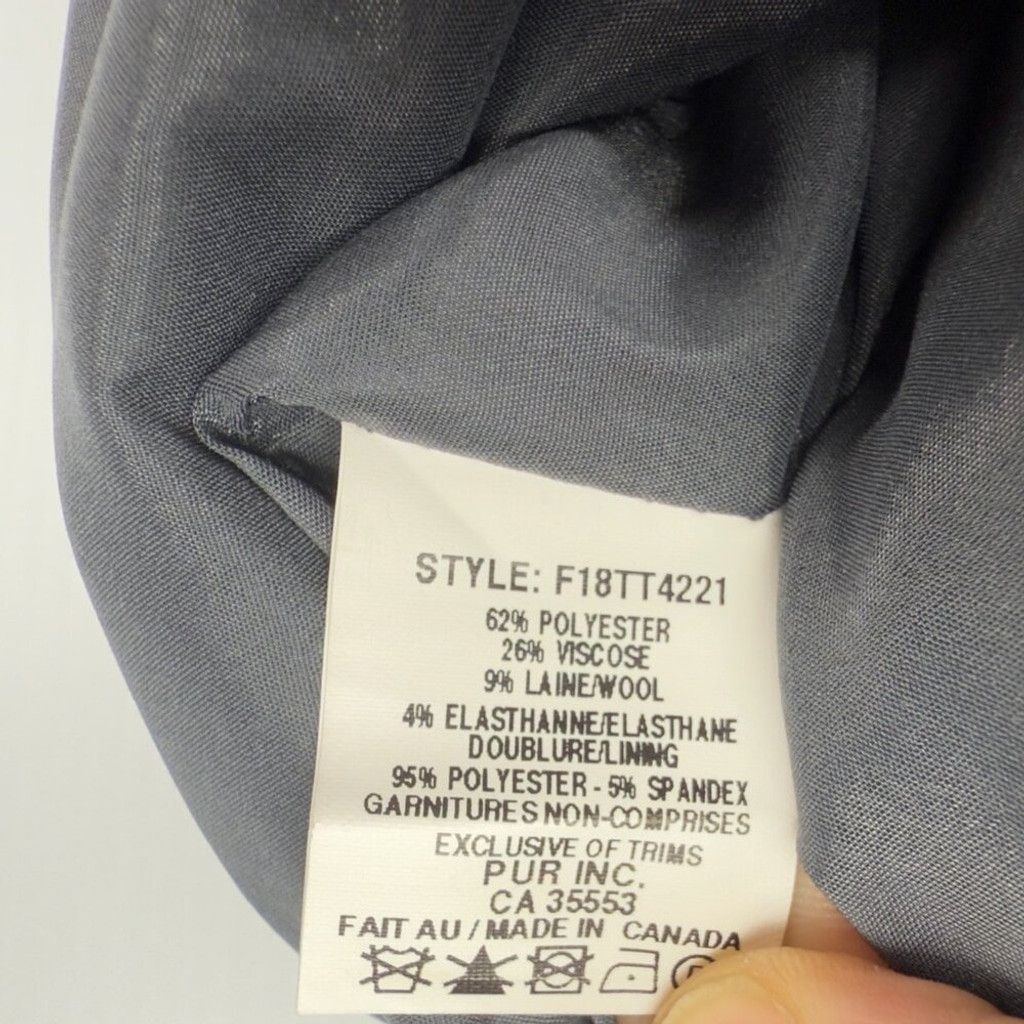 Other IRIS SETLAKWE High Rise Flat Front Wide Leg Dress Pants Sz 8 Size 30" / US 8 / IT 44 - 4 Thumbnail