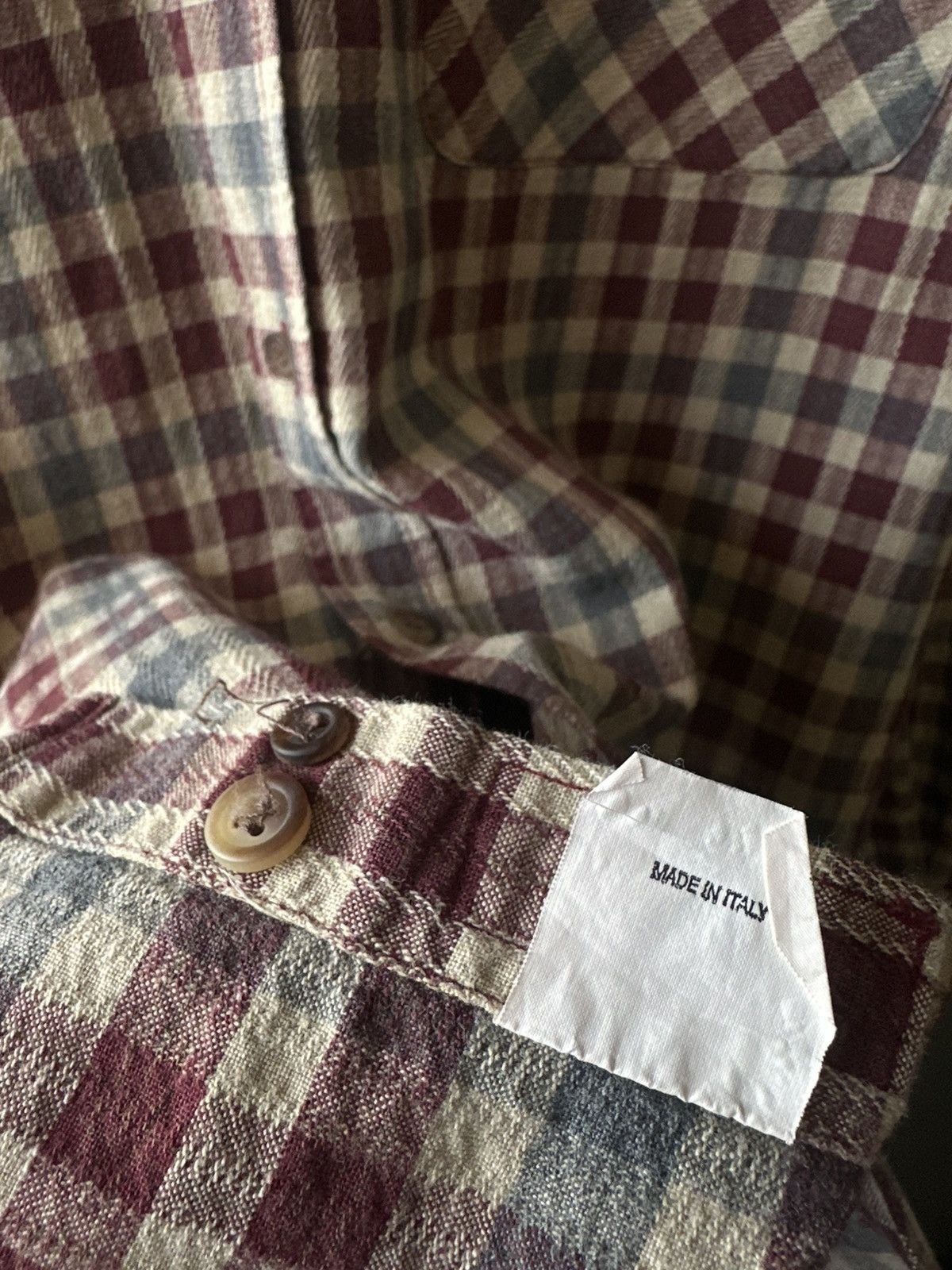 Marlboro Classics Marlboro Classics Italy Made Plaid Cotton Shirt Size XL Size US XL / EU 56 / 4 - 7 Thumbnail