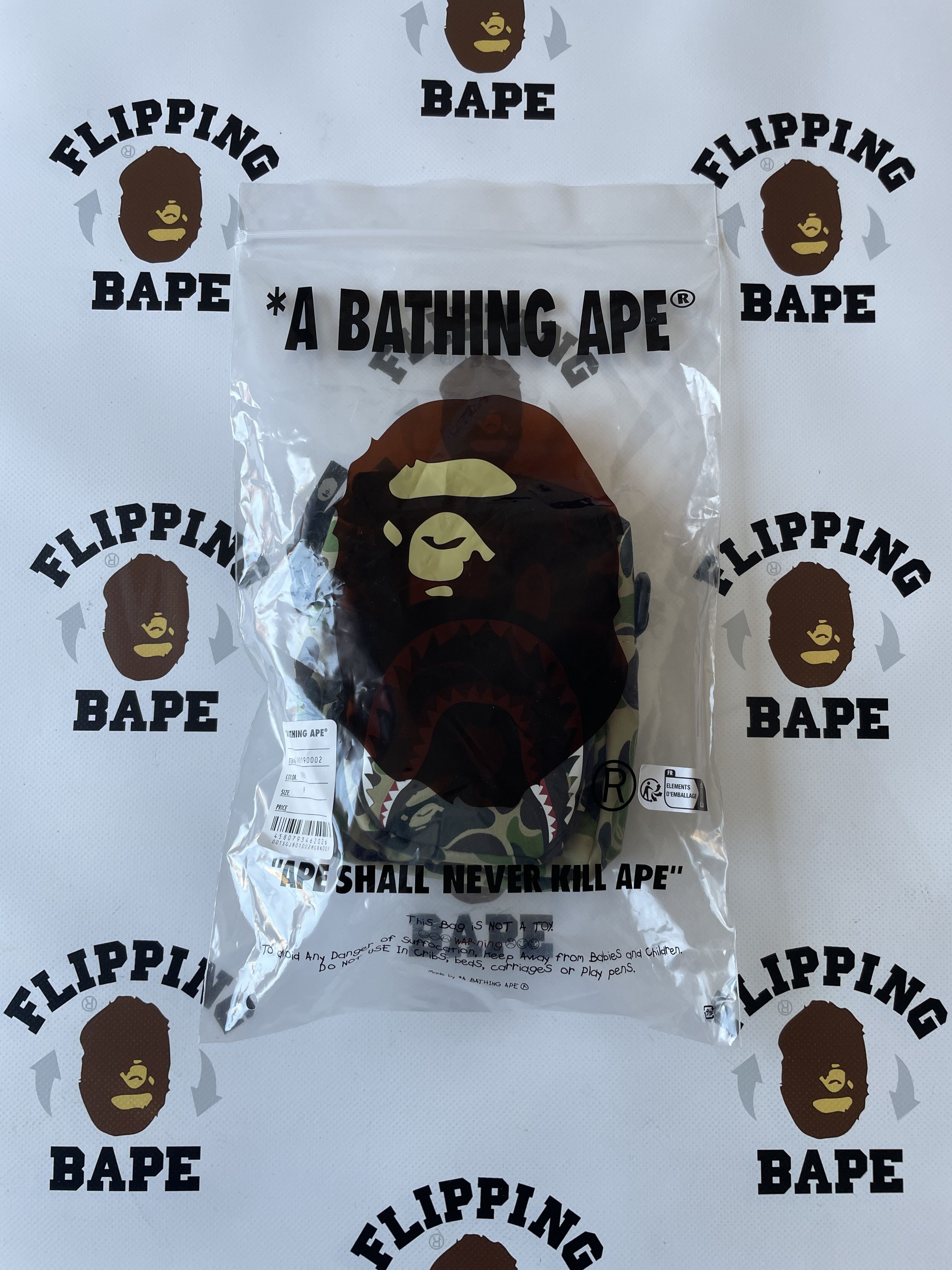 Bape BAPE ABC CAMO SHARK MINI BAG Size ONE SIZE - 9 Thumbnail