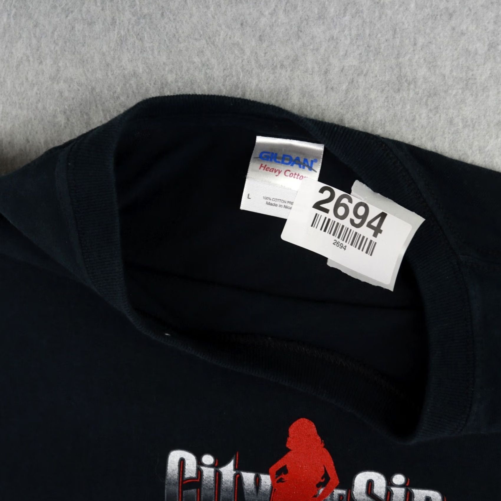 Vintage City of Sin Casino & Lounge Shirt Men Large Black City Brand: Casino T-Shirt Short Sleeve Adult Mens LV Las Vegas Size US L / EU 52-54 / 3 - 4 Thumbnail