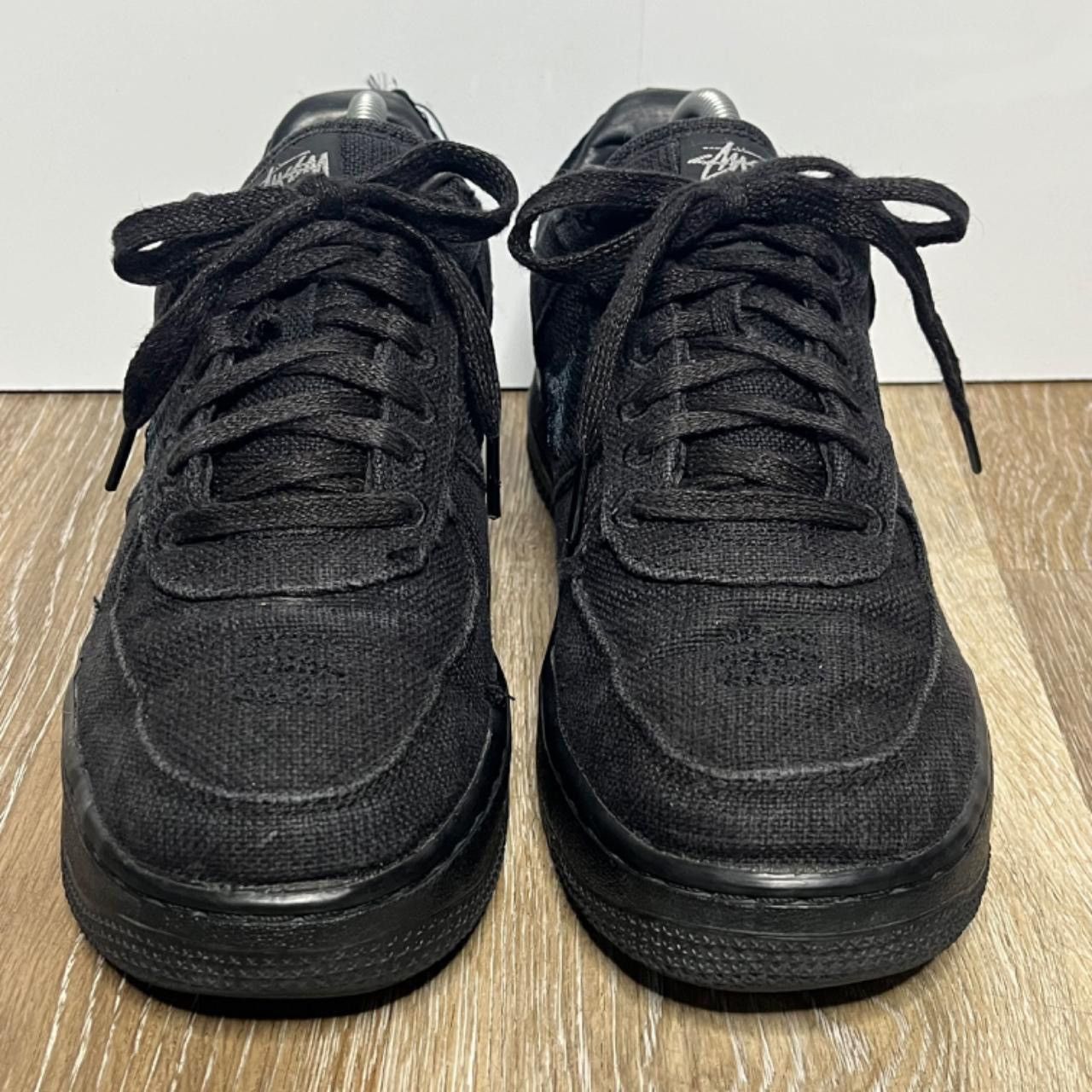 Nike × Stussy Stussy AF1 low black canvas Size US 7.5 / EU 40-41 - 3 Thumbnail