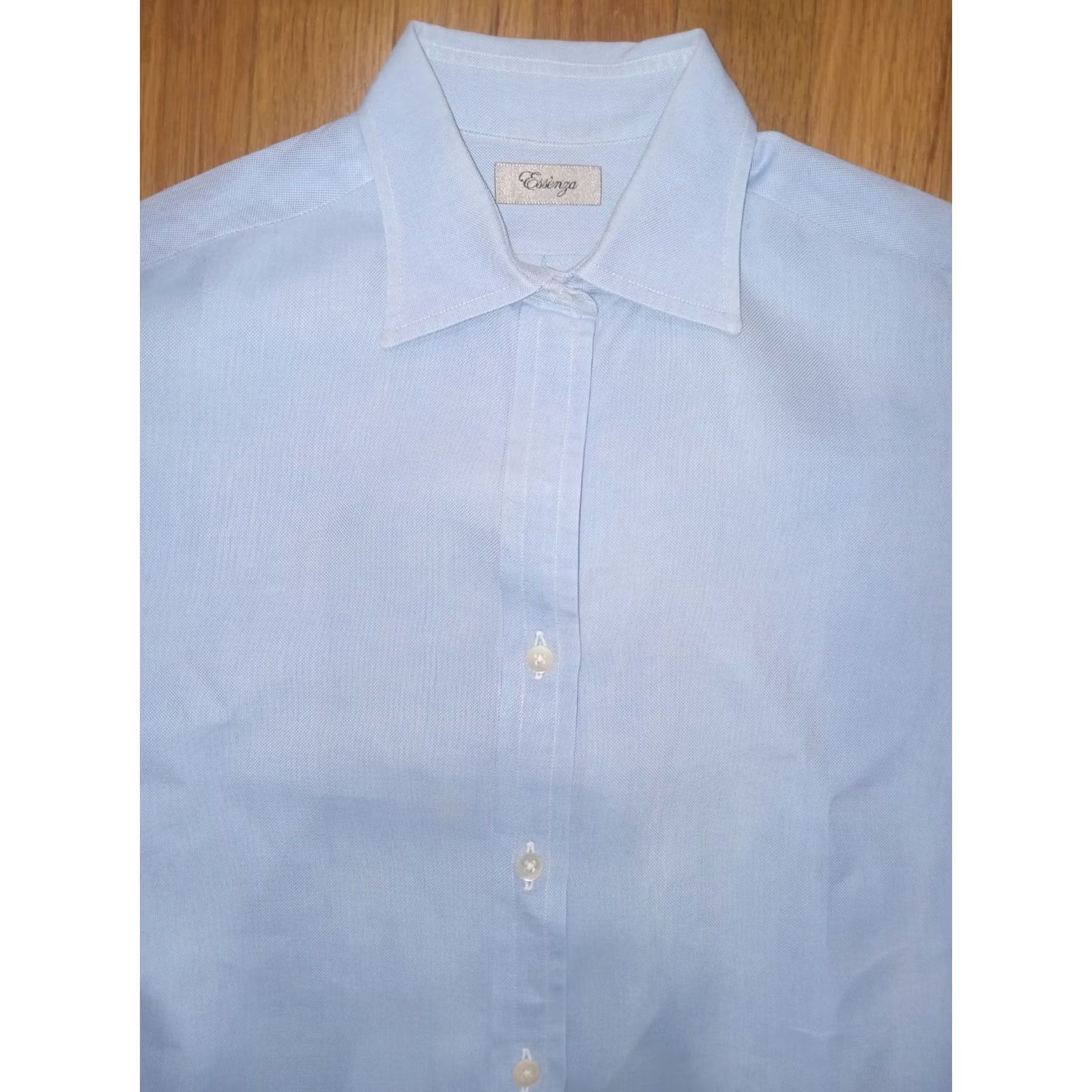 Vintage Essenza Blue Button-Up Shirt Womens L Blue Button-Up Shirt Womens L Essenza Blue Button-Up Shirt Womens L Blue Button-Up Shirt Womens L Size L / US 10 / IT 46 - 4 Thumbnail