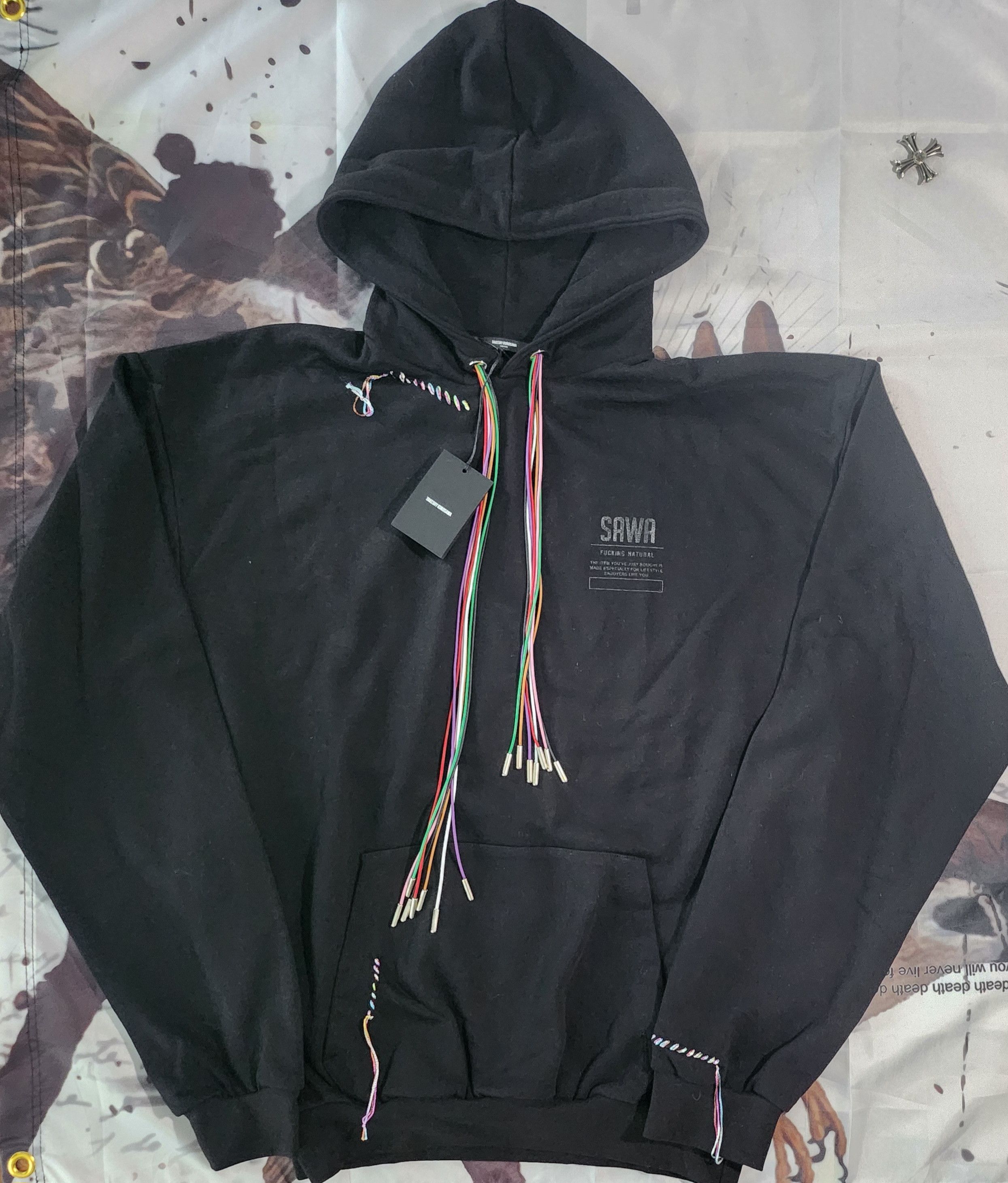 Takeshy Kurosawa Takeshy Kurosawa Multi-Cord Stitched Hoodie Size US XXL / EU 58 / 5 - 1 Thumbnail
