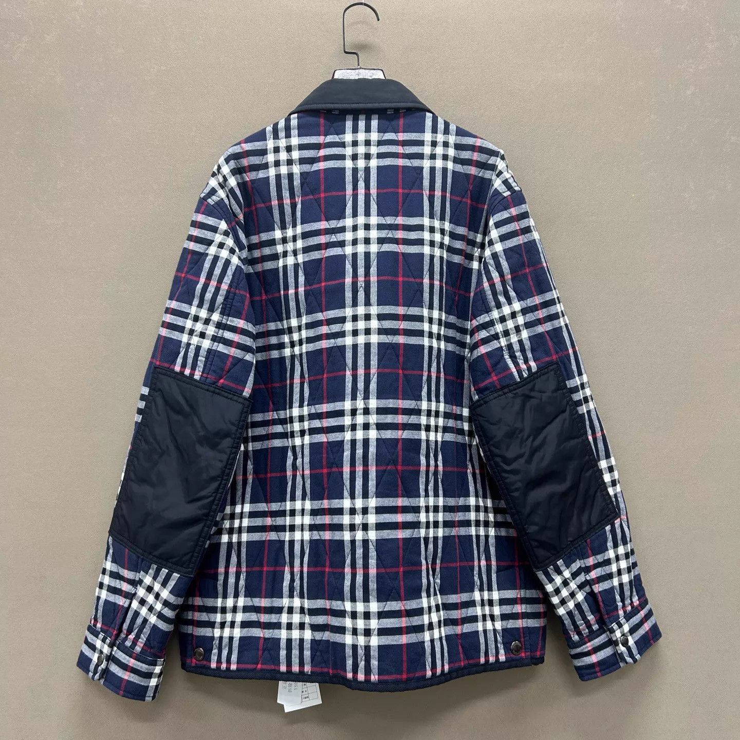 Burberry Burberry Classic Blue Check Padded Jacket 99 New Size 52 Size US L / EU 52-54 / 3 - 2 Thumbnail