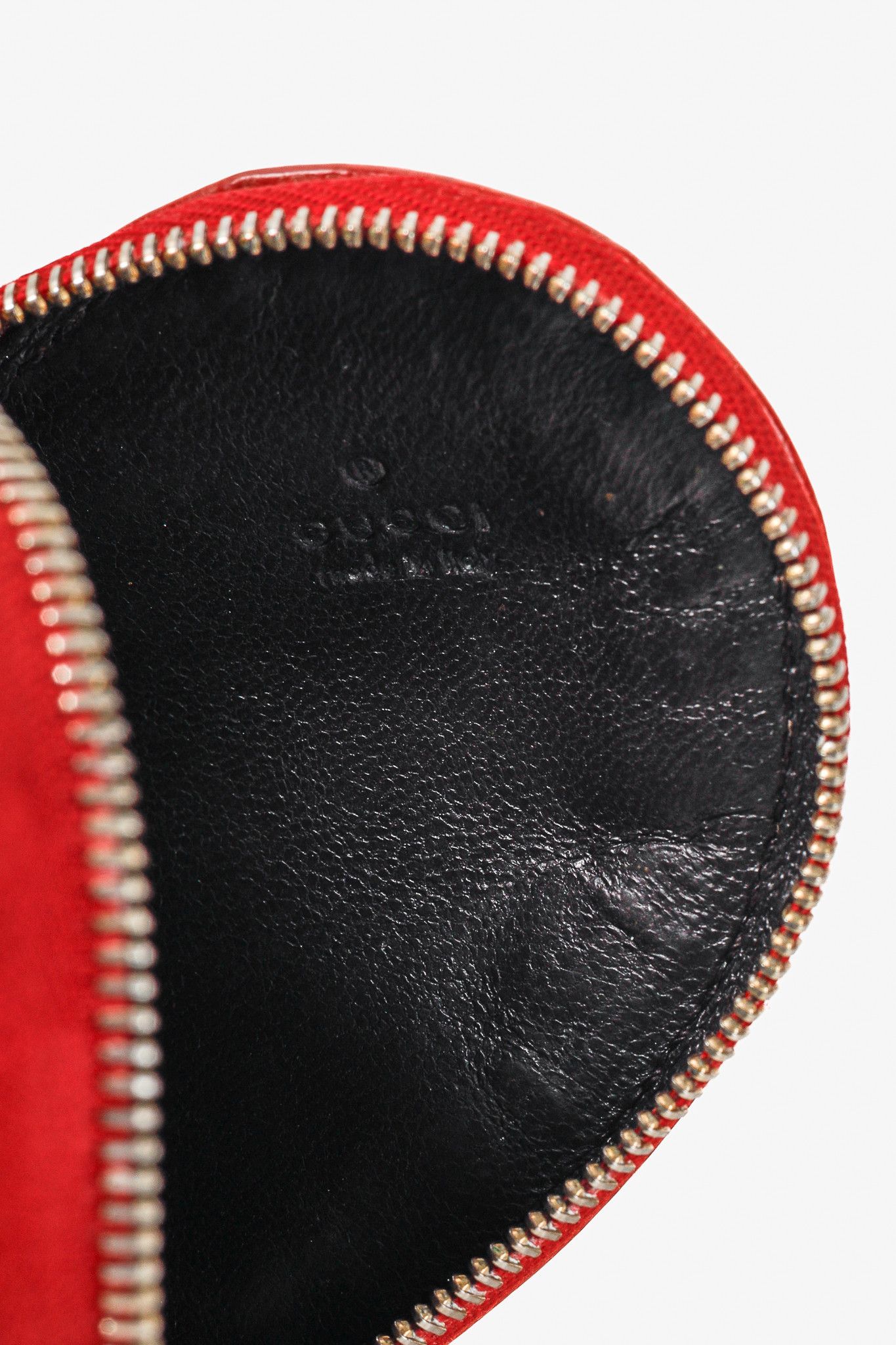 Gucci Gucci "Love Gucci" Tattoo Heart-Shaped Monogram Coin Purse Size ONE SIZE - 7 Thumbnail