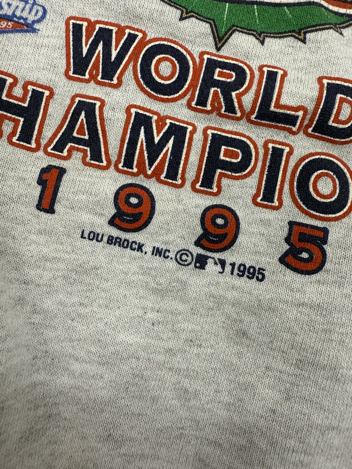 Jerzees × Vintage Vtg 1995 Atlanta Braves Sweatshirt Size US XL / EU 56 / 4 - 3 Thumbnail