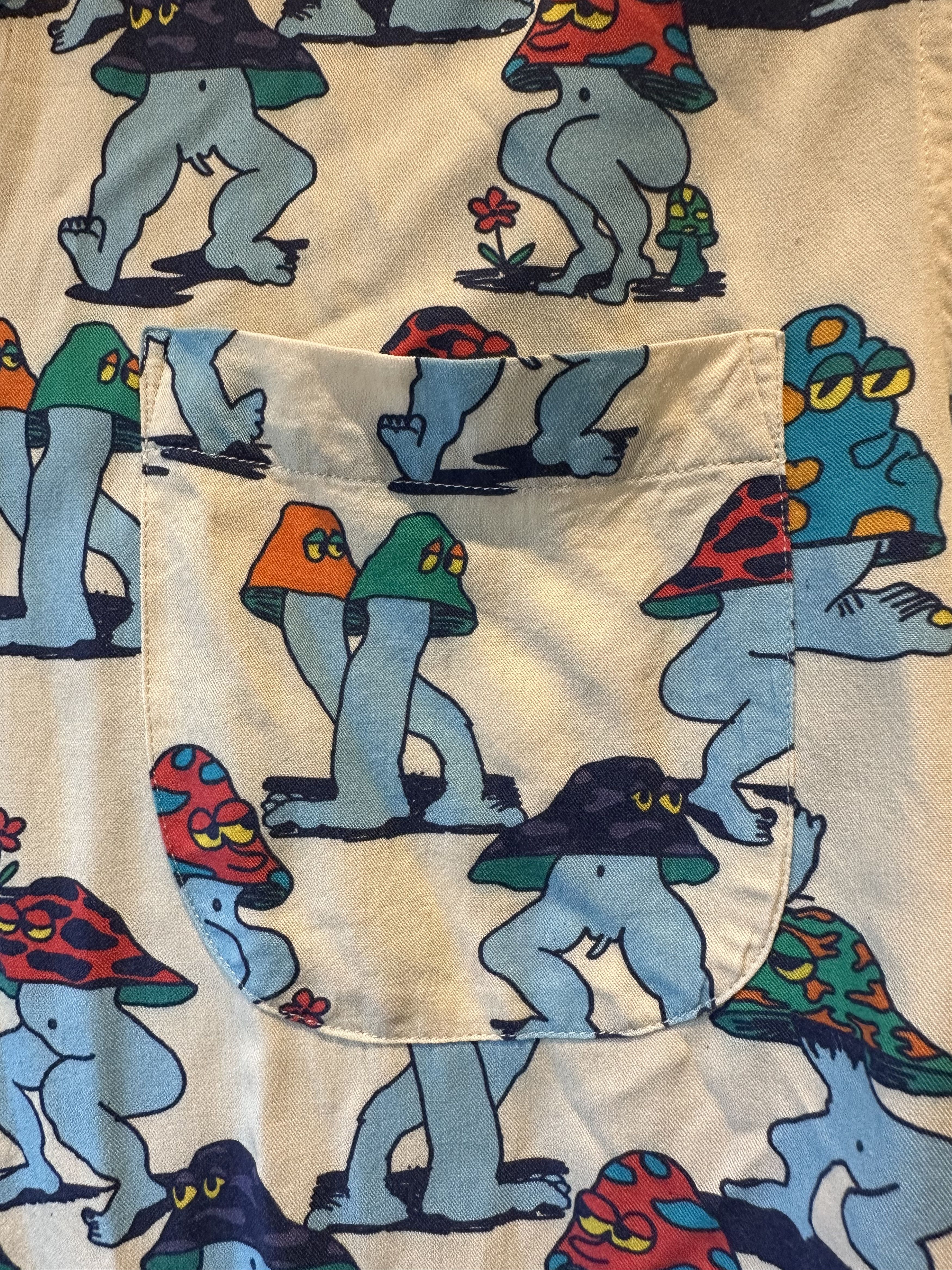Brain Dead Brain Dead Mushroom Short Sleeve Hawaiian Shirt Size S SS20 Size US S / EU 44-46 / 1 - 2 Thumbnail
