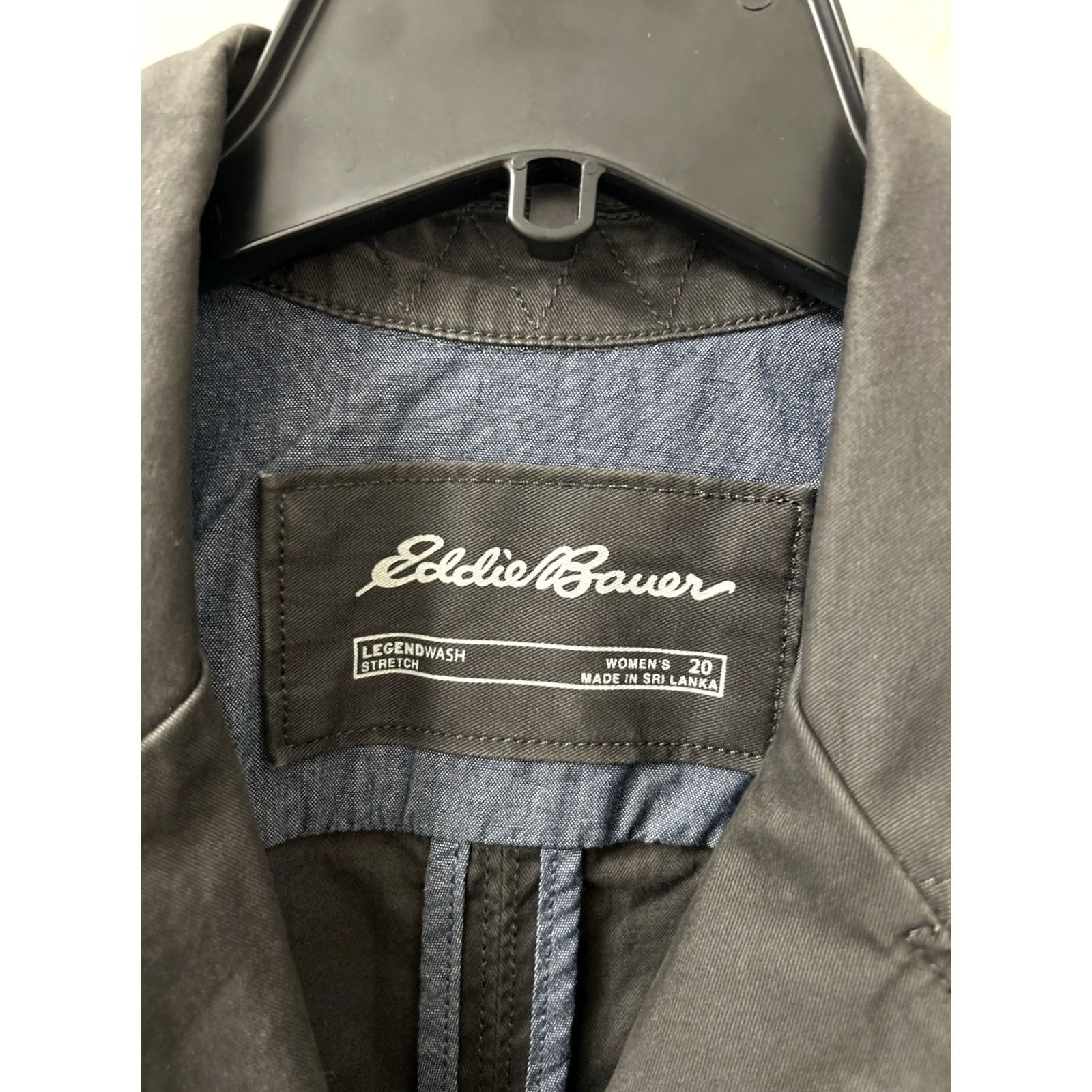 Eddie Bauer Eddie Bauer Jacket Womens Sz 20 Gray Barn Chore Legendwash Stretch Canvas Coat Size 3XL / US 20-22 - 4 Thumbnail